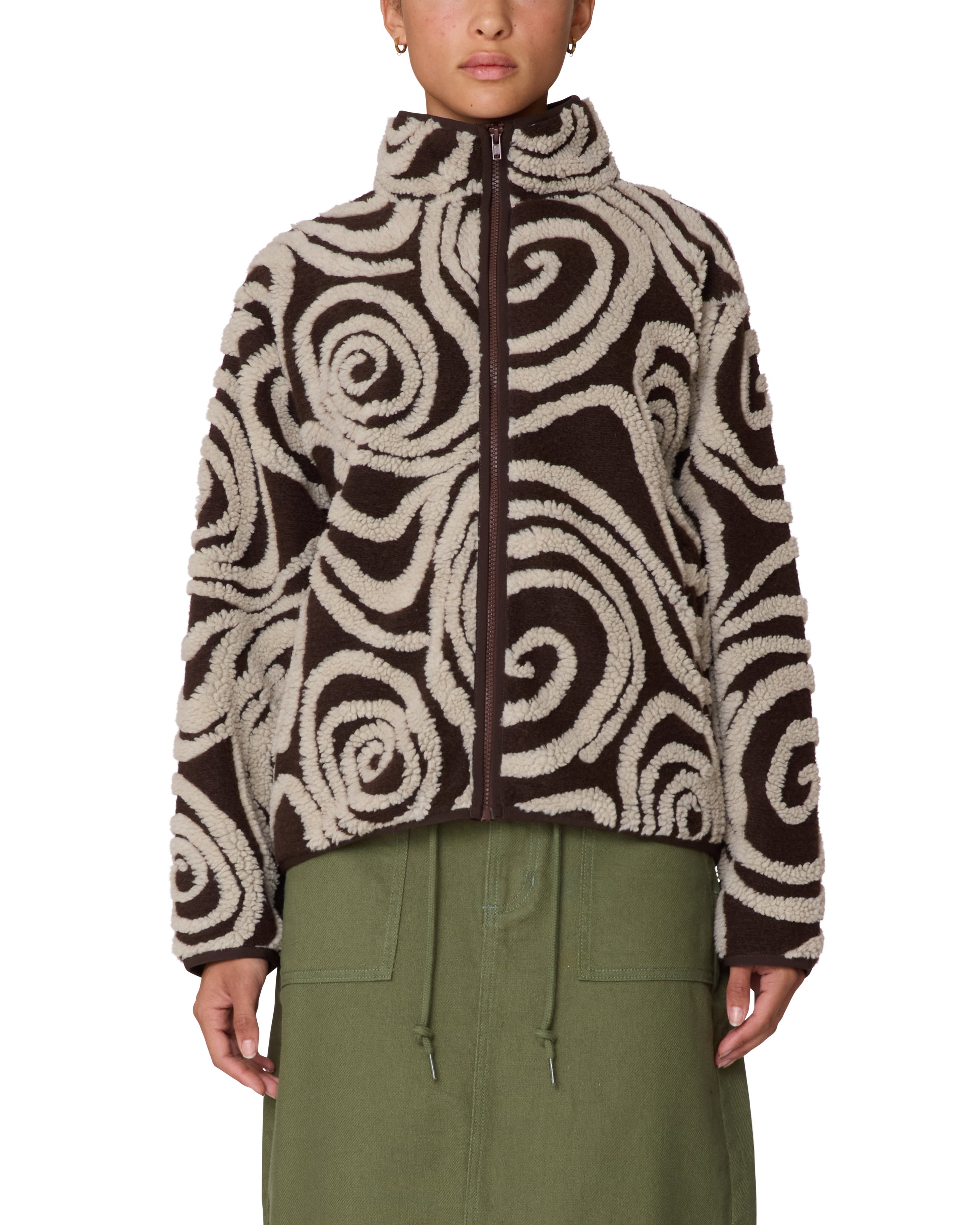 SWIRLS JACQUARD JACKET (zoomed)