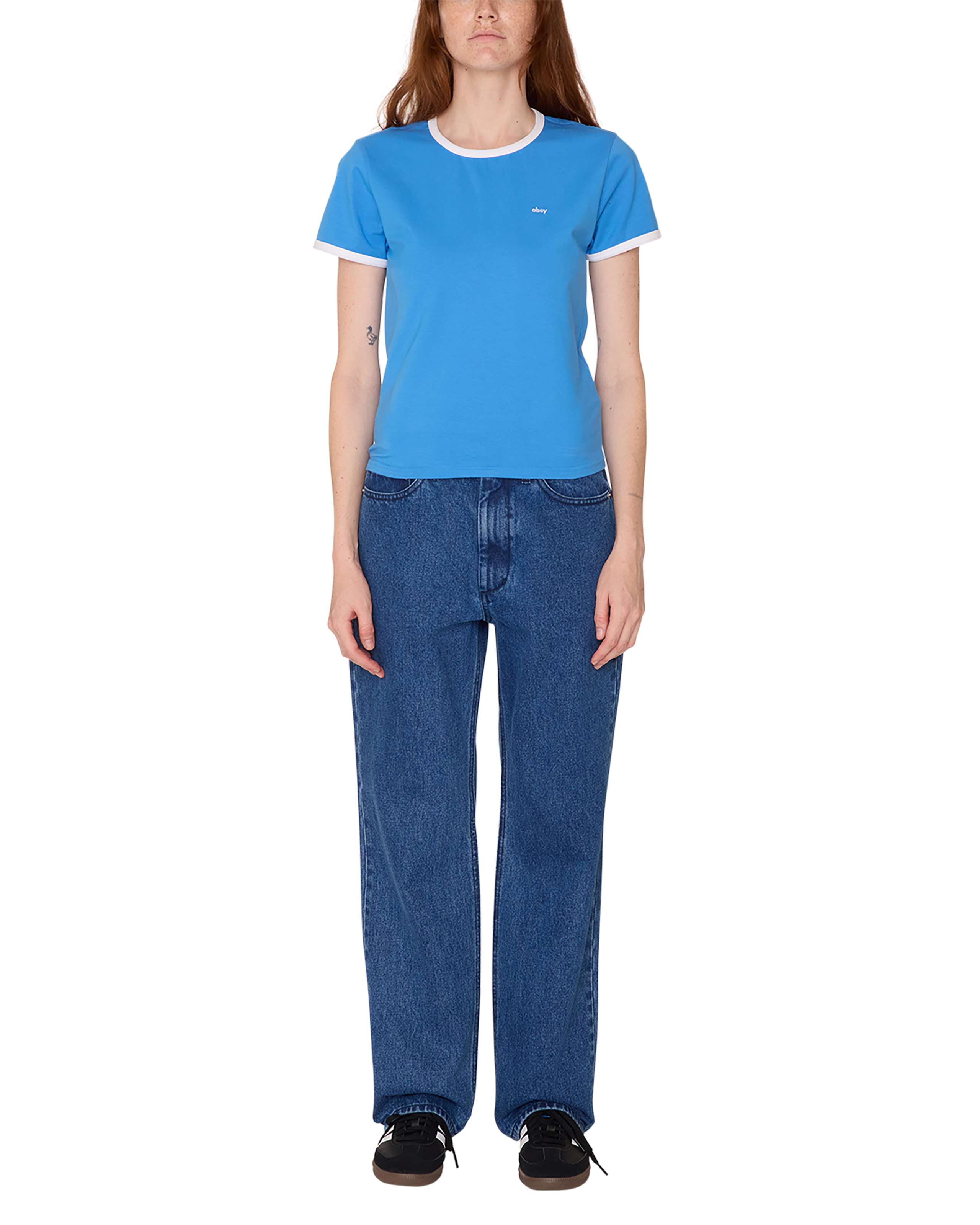 obey tyler ringer t shirt blue (zoomed)