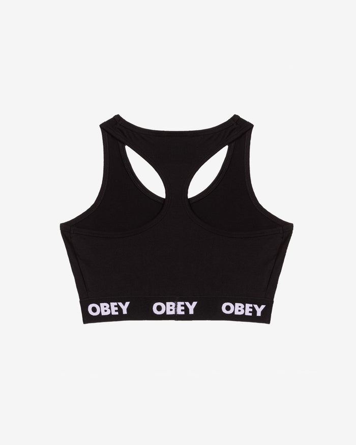 obey bralette 2 pack black - alternate view
