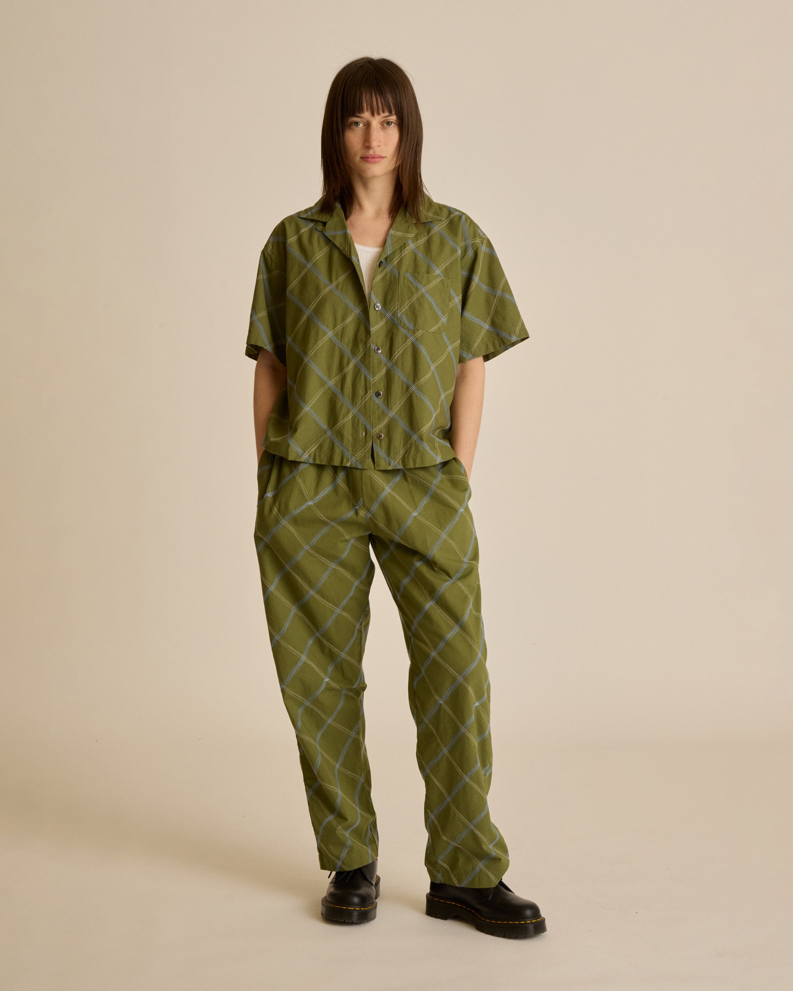 LILITH DIAMOND STITCH PANT (zoomed)