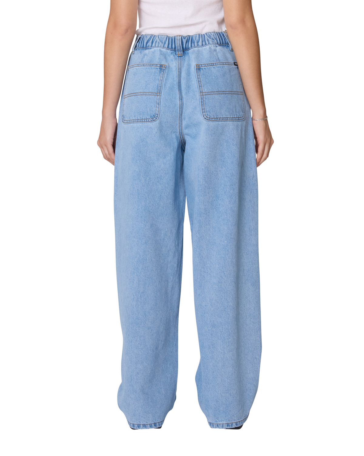 LEAH III BAGGY DBL KNEE DENIM