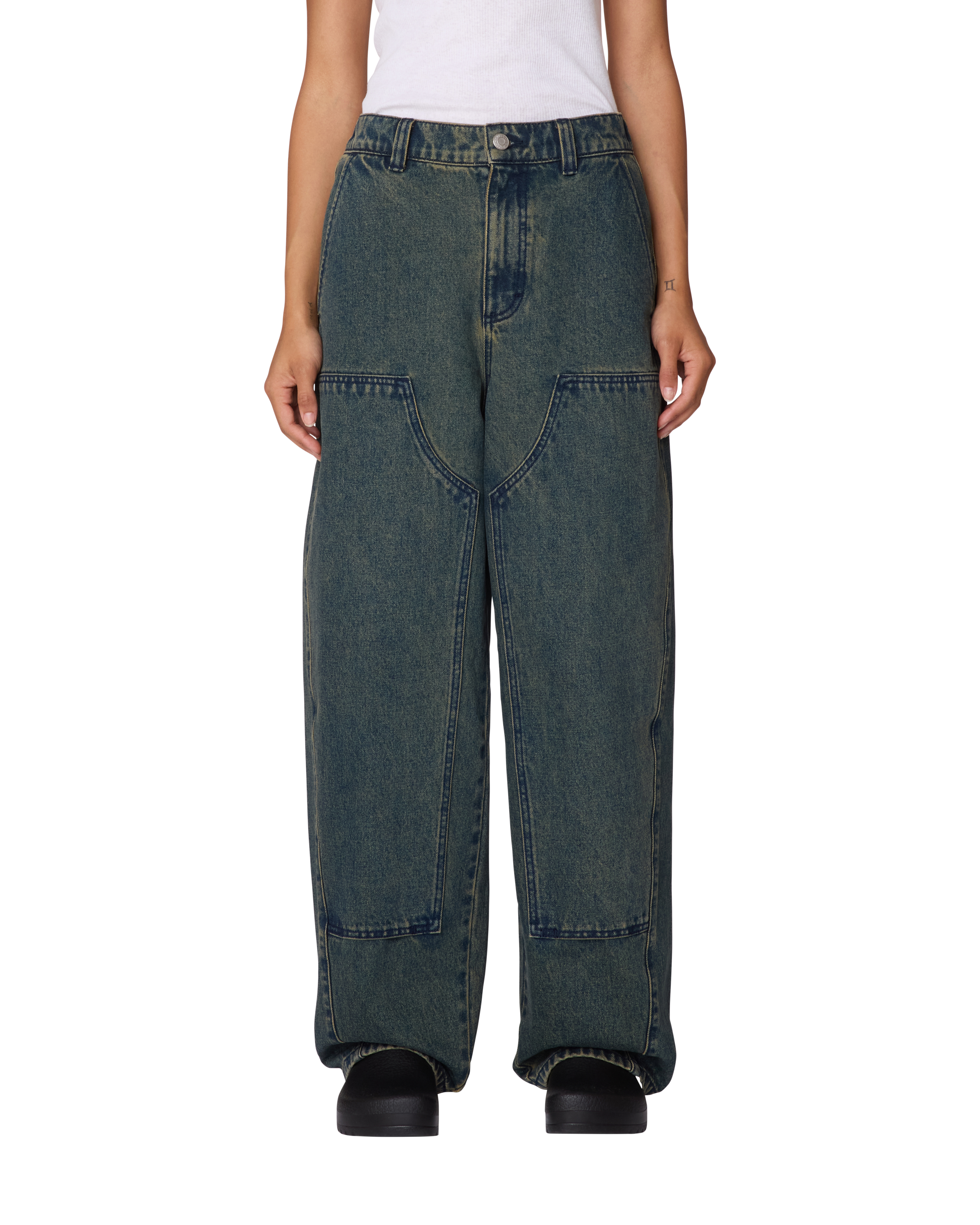 LEAH III BAGGY DBL KNEE DENIM – OBEY CLOTHING