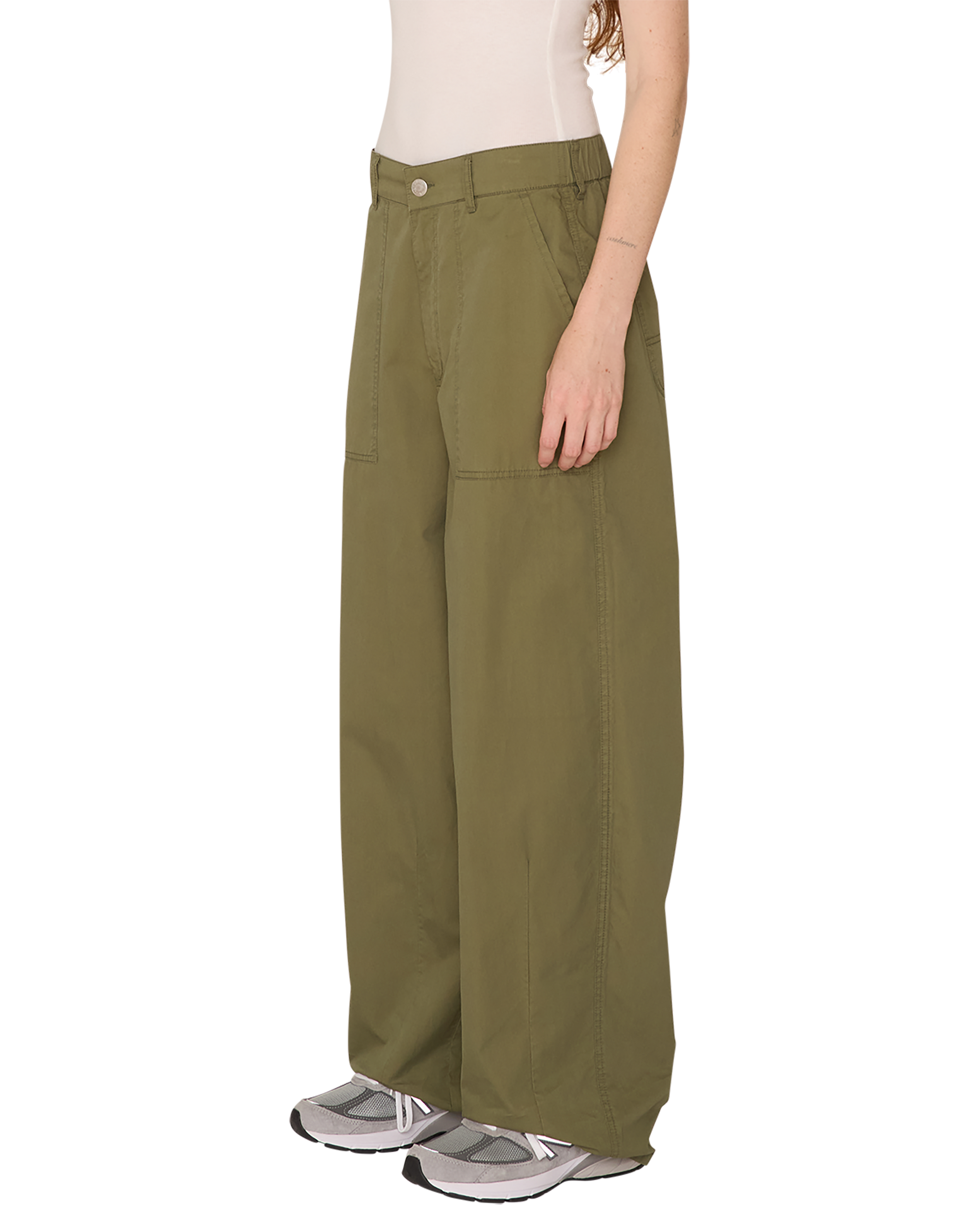 obey volume utility pant olivine (zoomed)