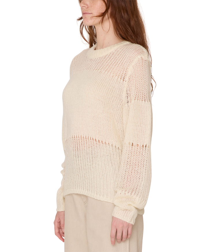 obey trivia sweater cream - alternate view