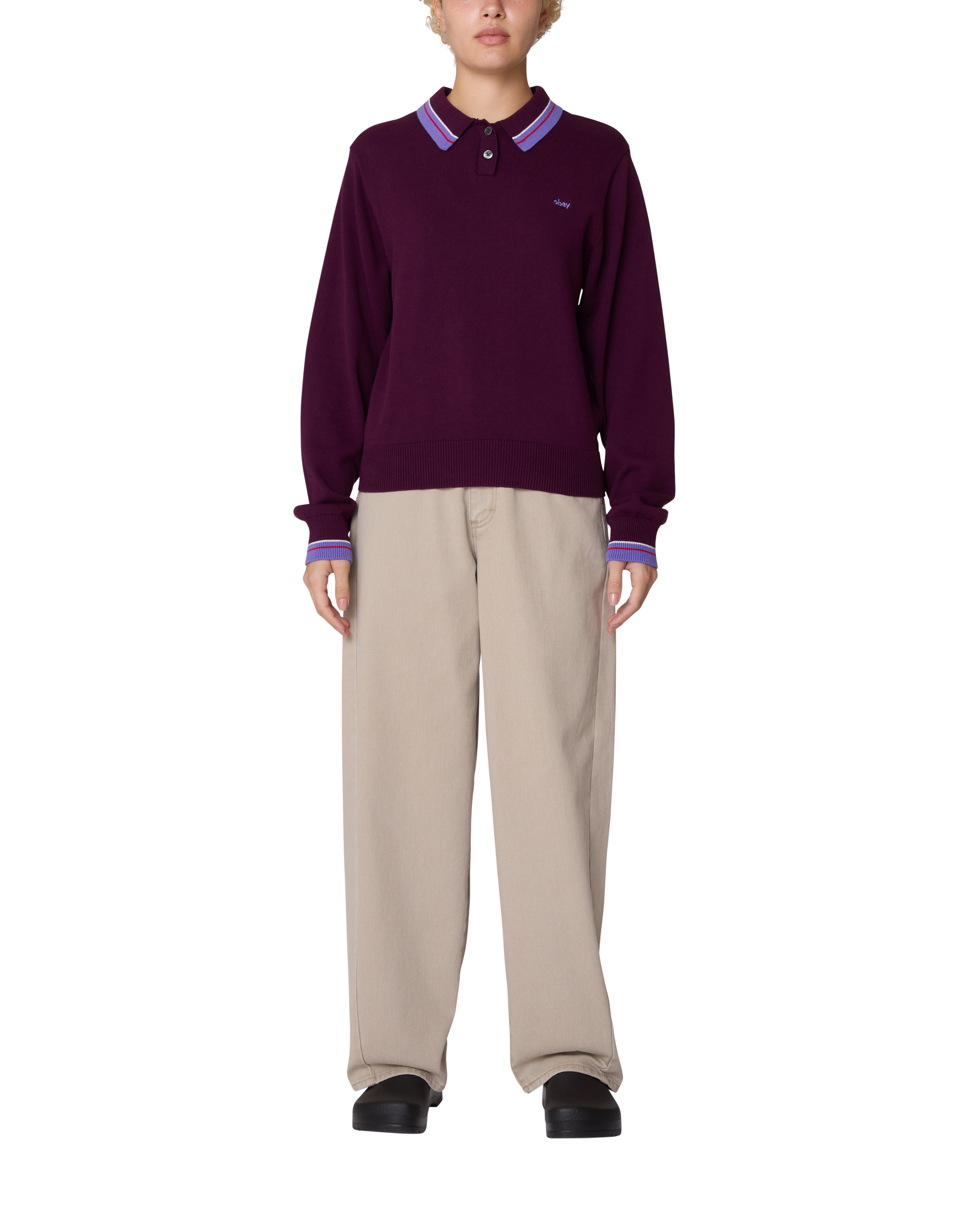 GOALIE POLO SWEATER (zoomed)