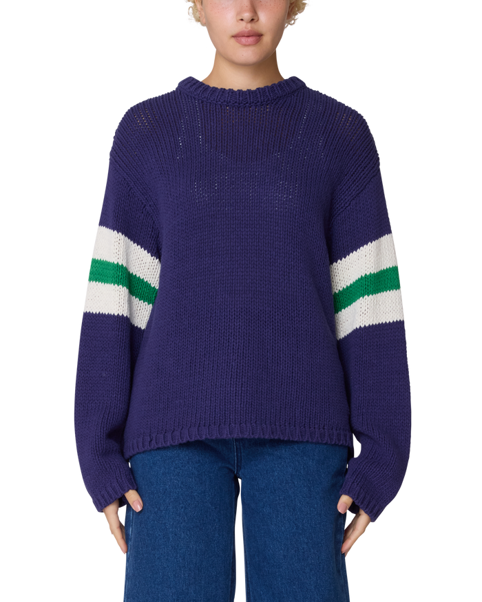 ZONE STRIPE SWEATER