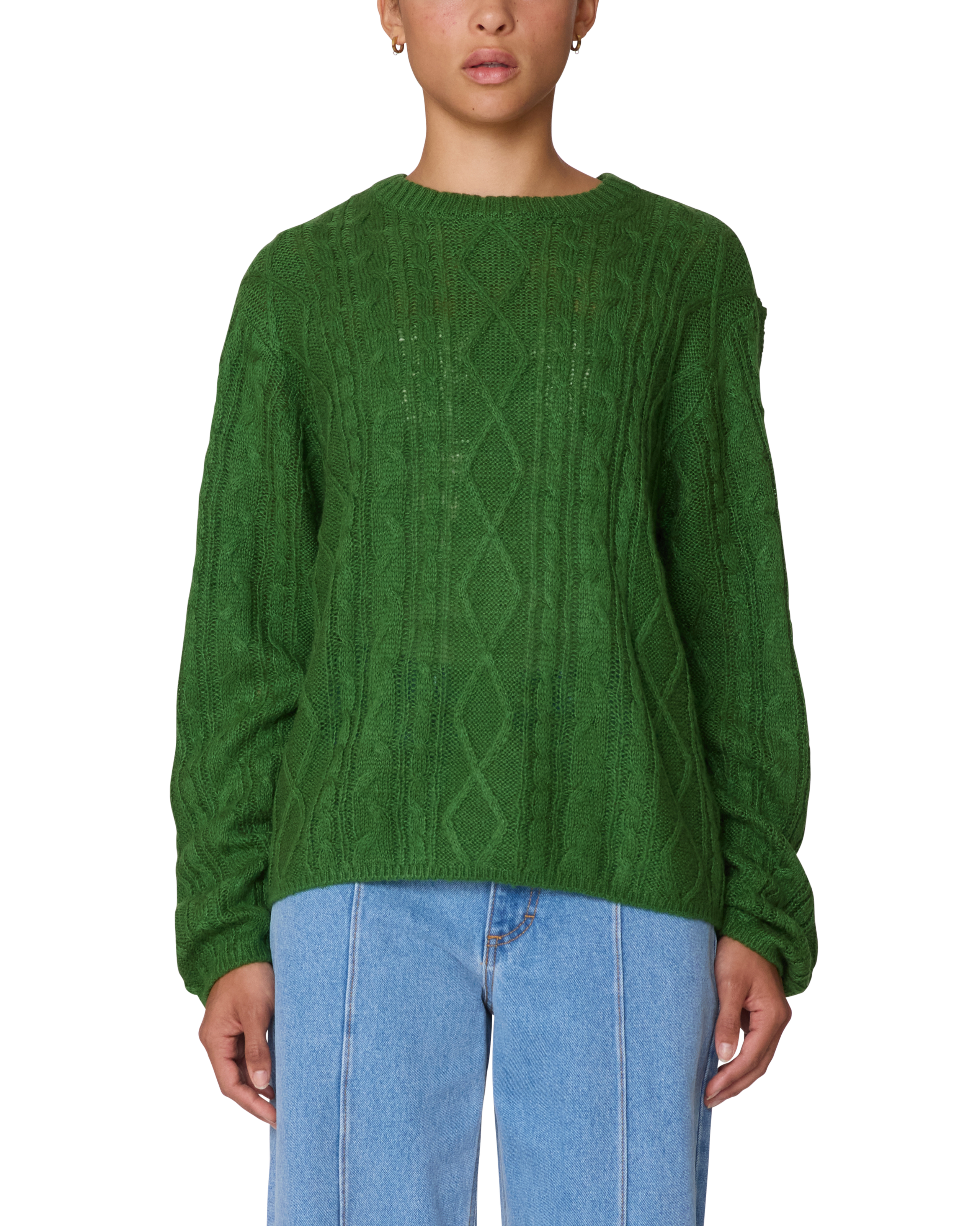 ISABELLA LOOSE CABLE SWEATER (zoomed)