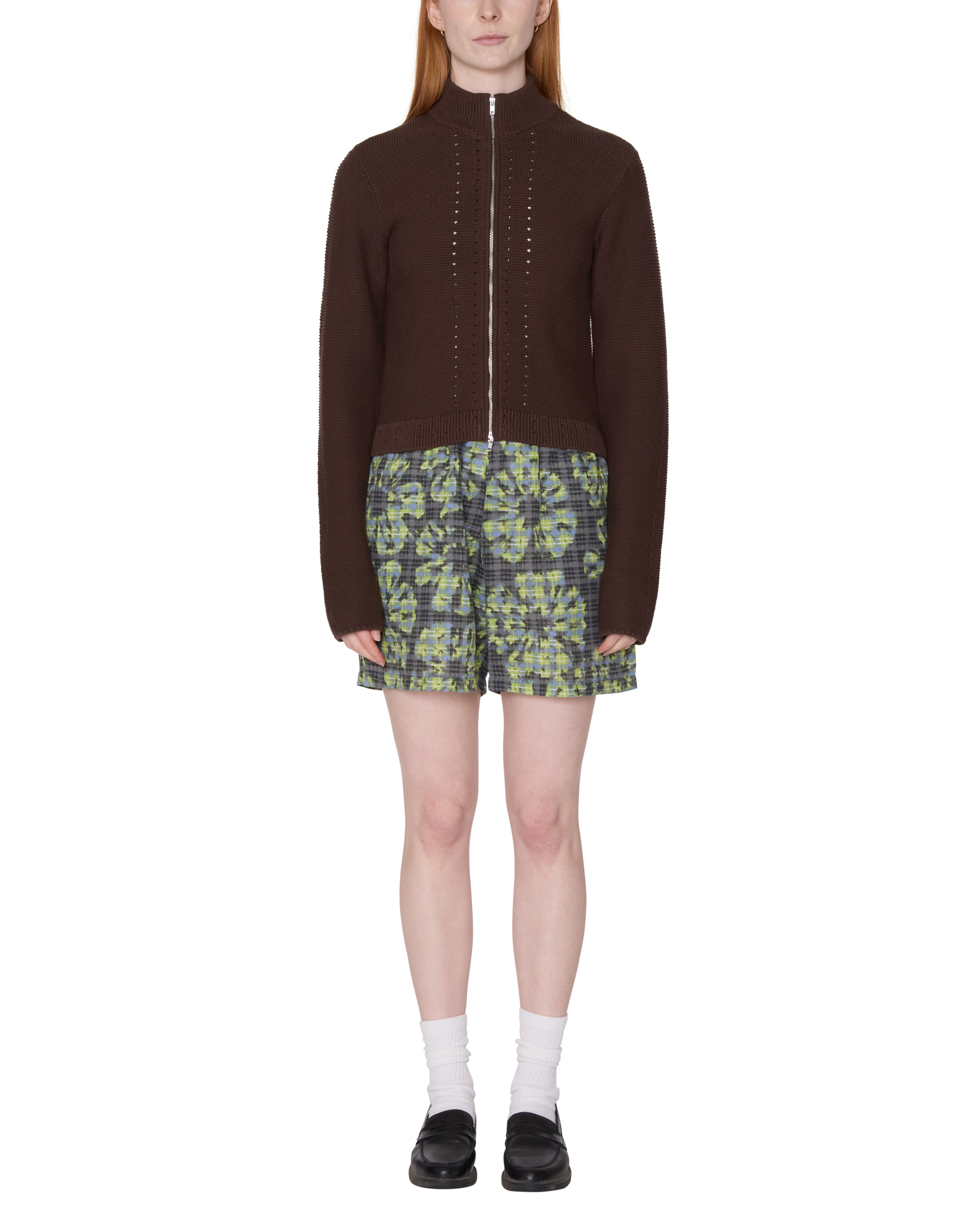 obey-meredith-mock-zip-sweater-chocolate (zoomed)