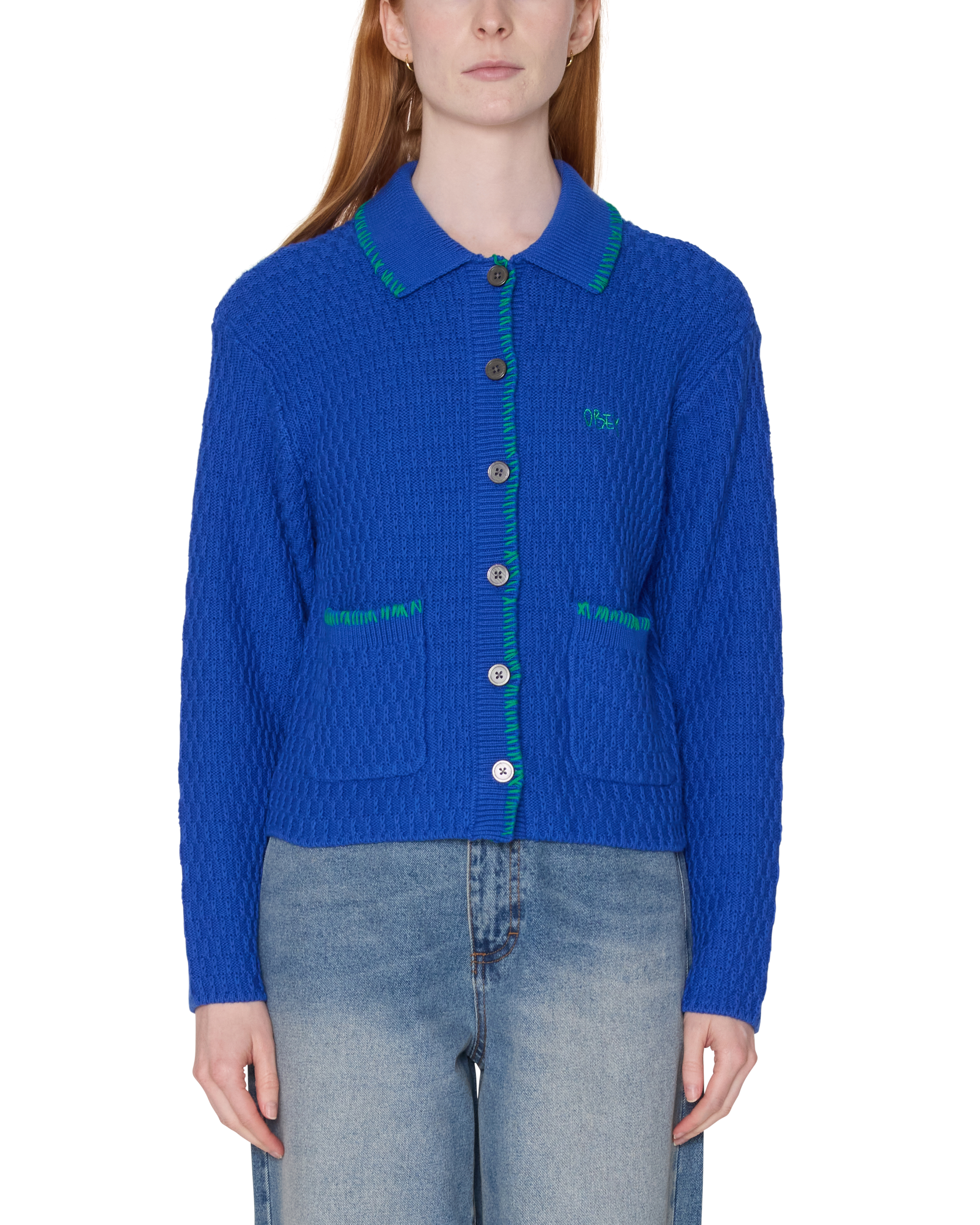 obey-amelie-button-down-sweater-blue (zoomed)