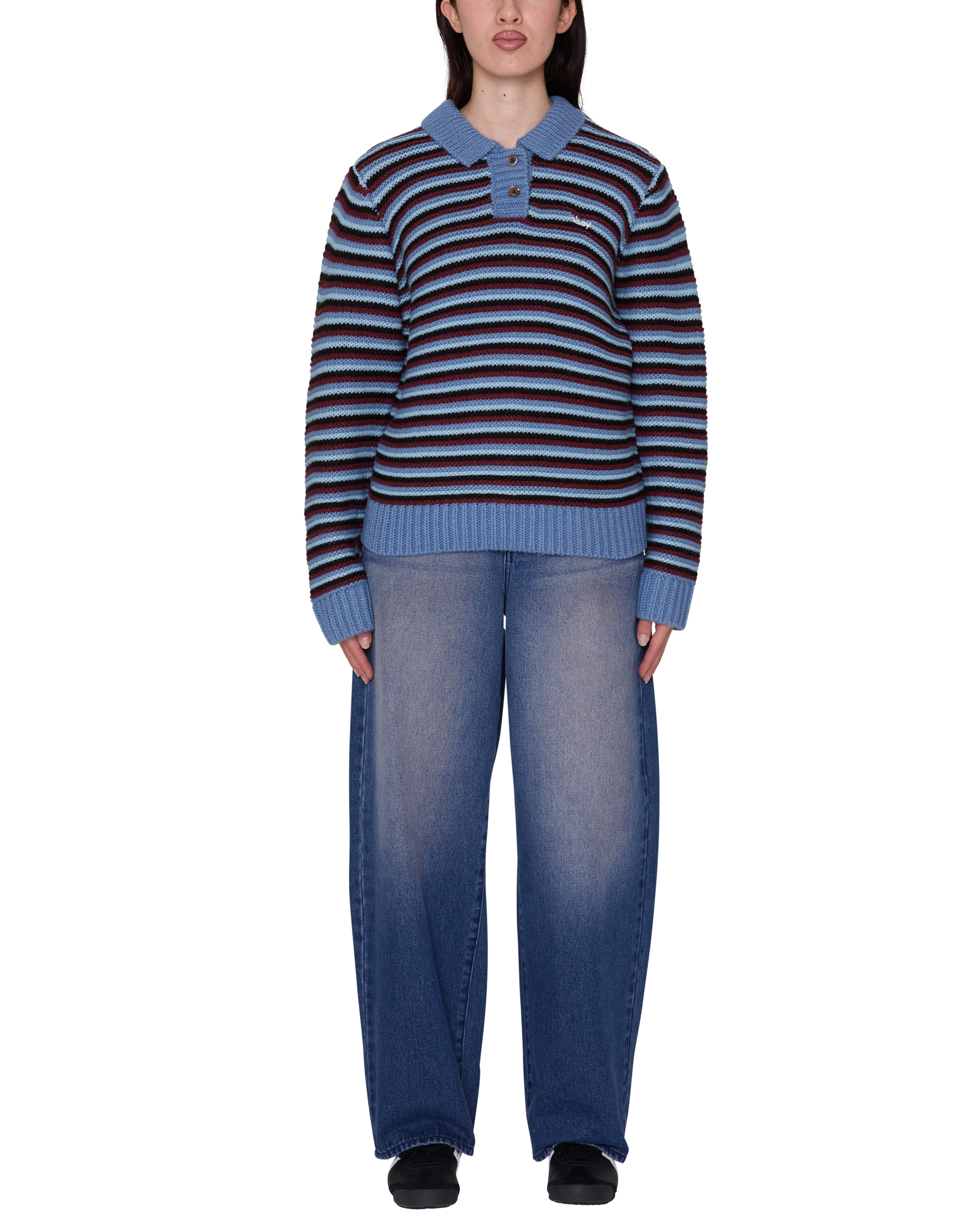 obey-colette-polo-sweater-coronet-blue-multi (zoomed)