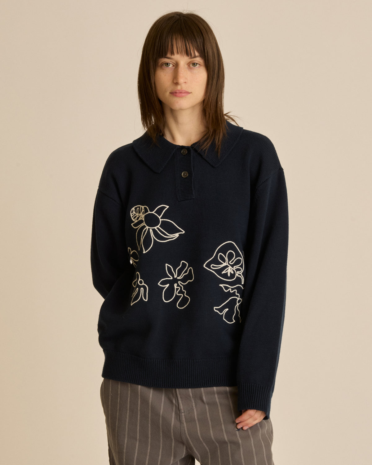 BLOOM POLO SWEATER