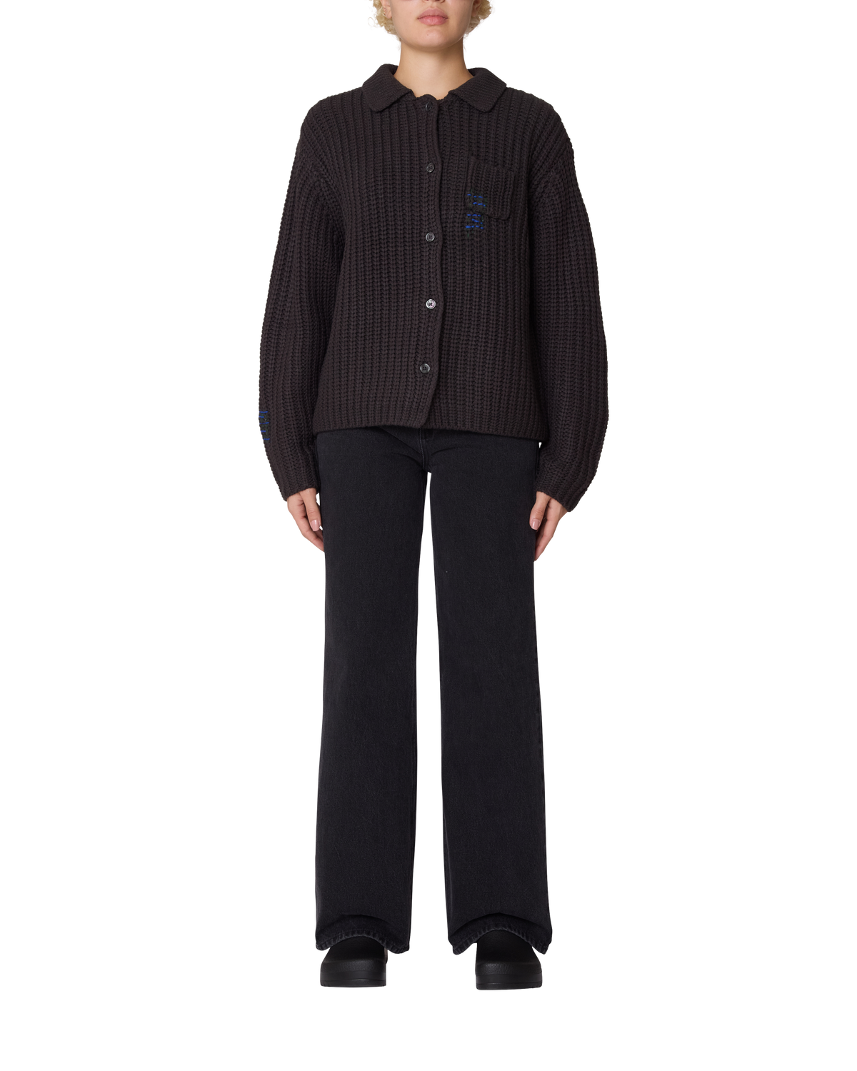 JULIAN BUTTON DOWN SWEATER