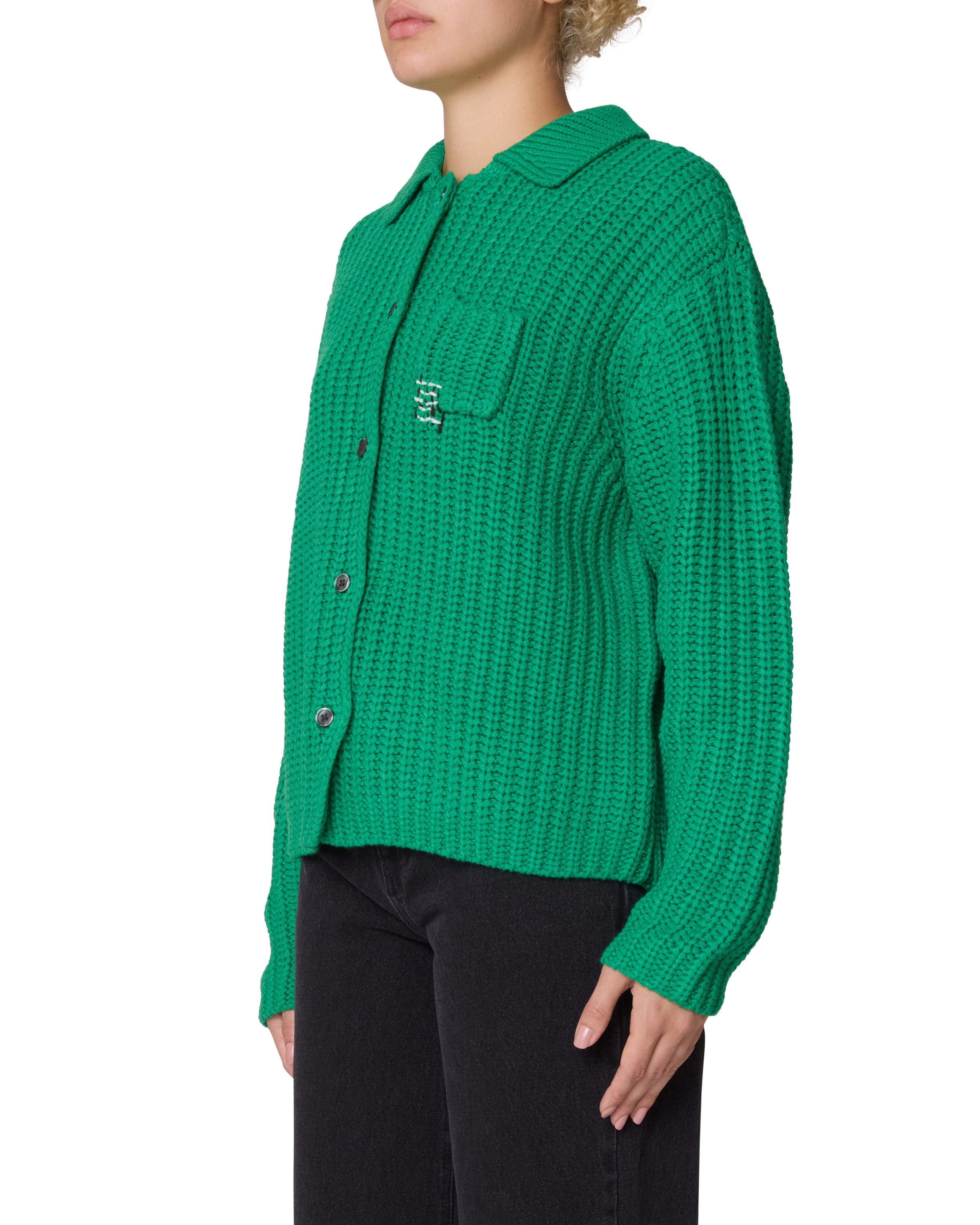 JULIAN BUTTON DOWN SWEATER (zoomed)