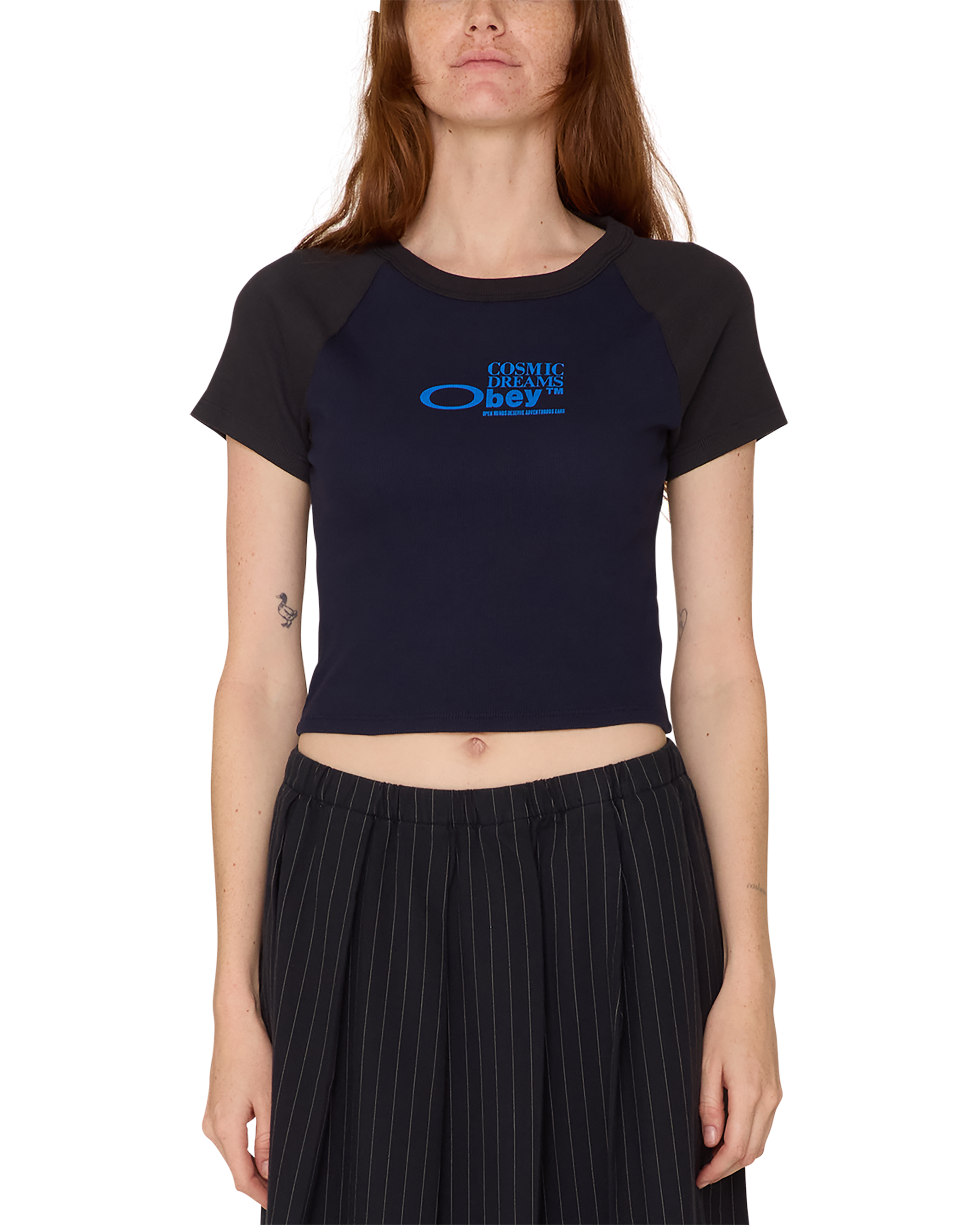 obey cosmic dreams stevie t shirt black iris (zoomed)