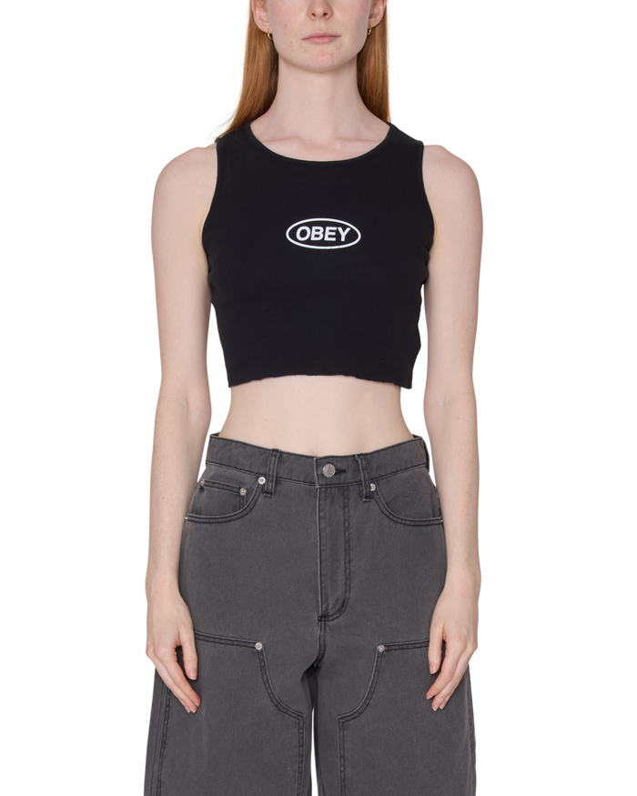 BOLD OVAL MORGAN RAW EDGE TANK