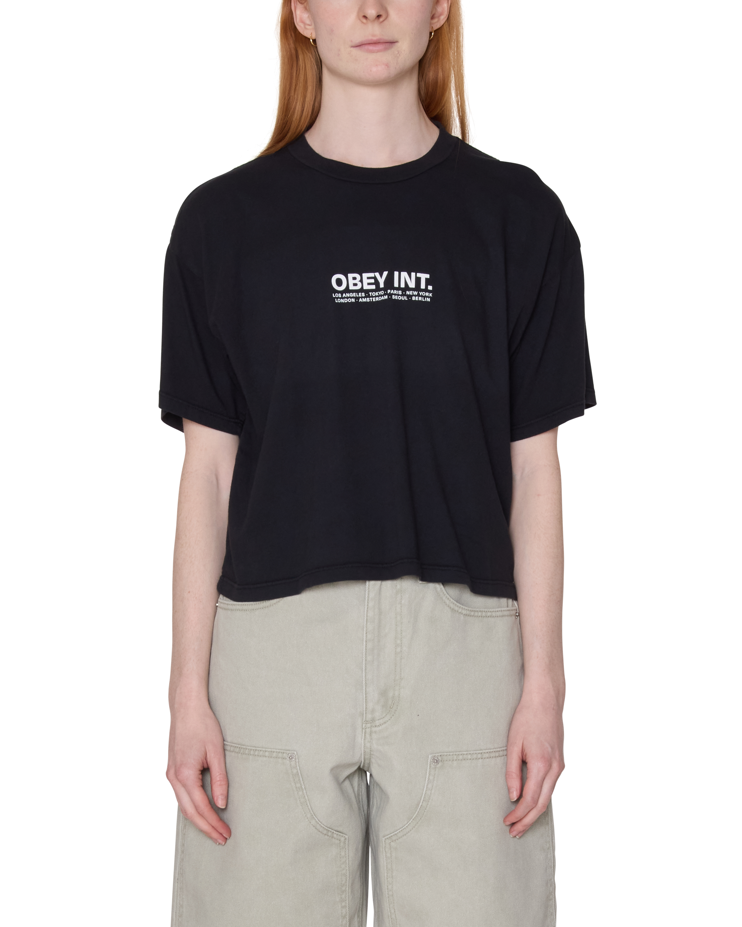 obey int row t-shirt digital black (zoomed)