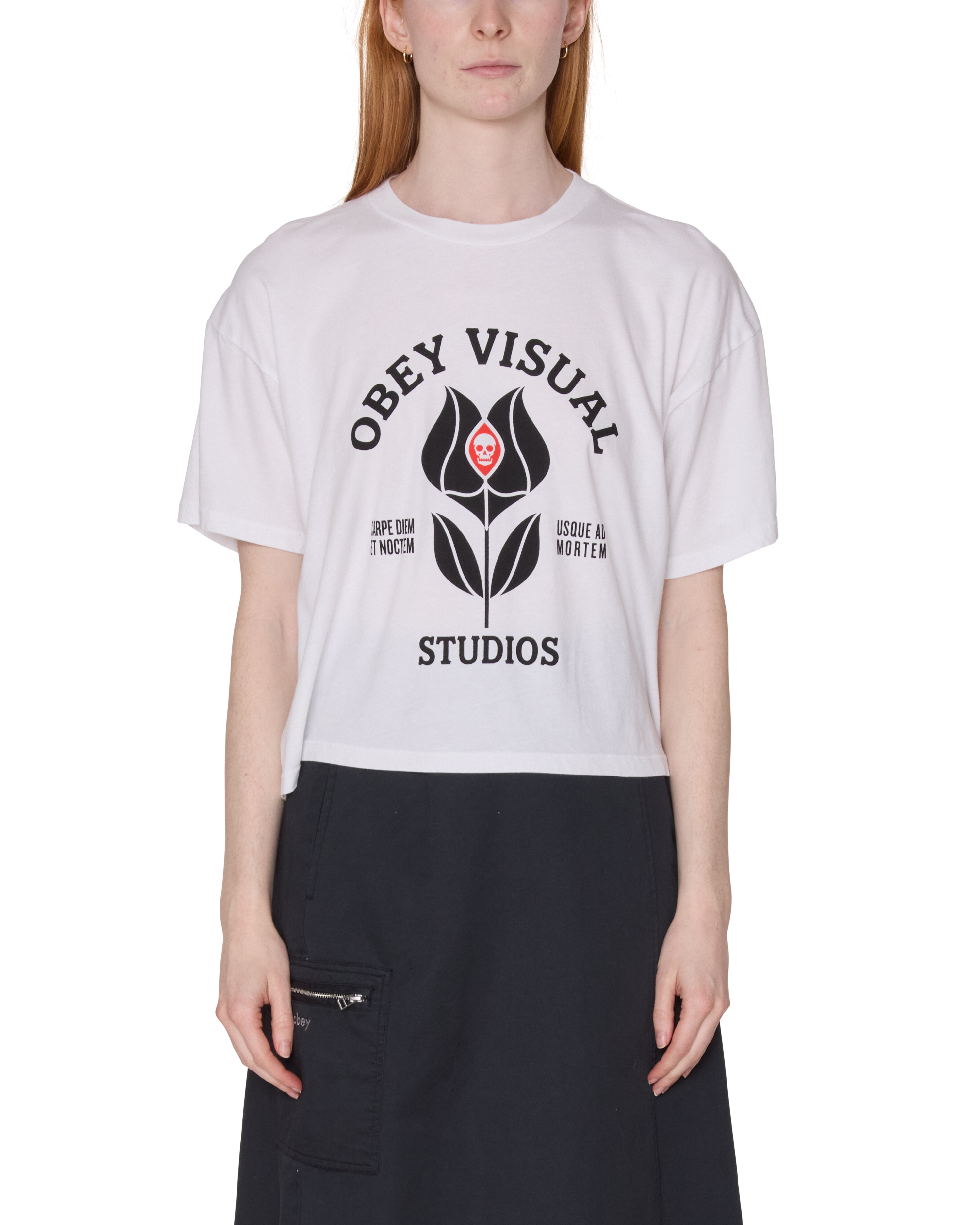 CARPE DIEM FLOWER ROW T-SHIRT – OBEY CLOTHING
