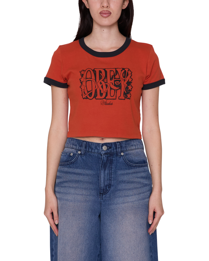 obey-star-stamp-kaci-ringer-t-shirt-red-earth