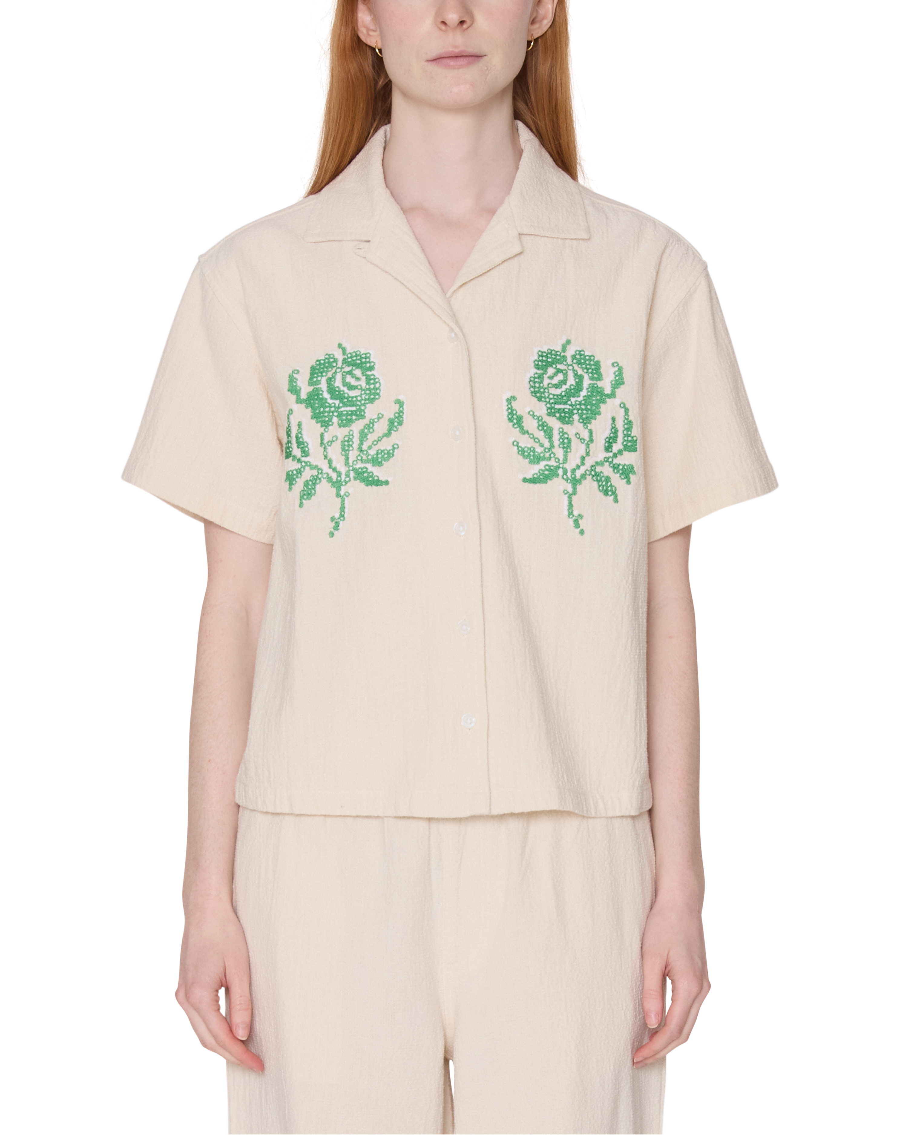ROSES EMBELLISHED SS SHIRT – OBEY CLOTHING