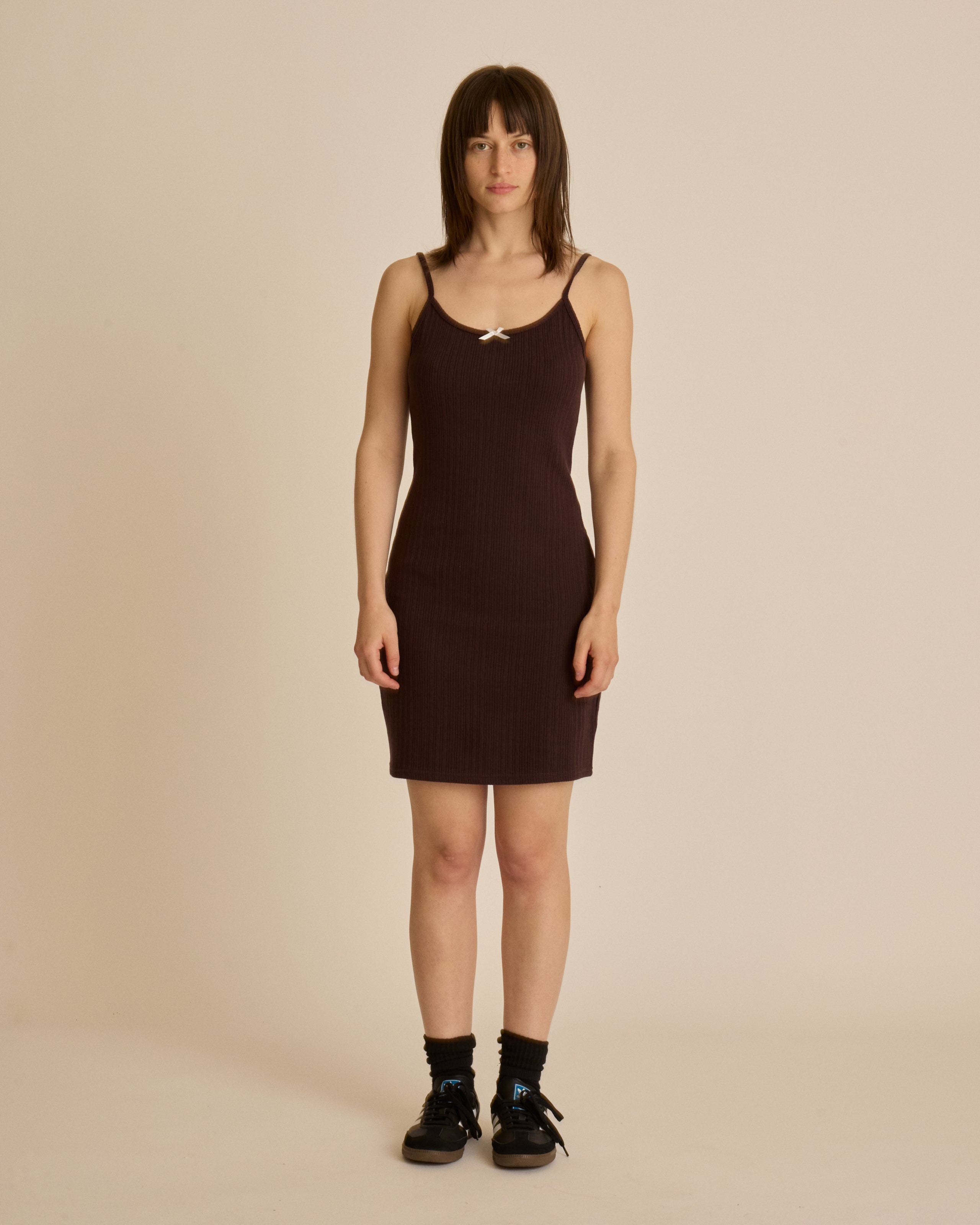 ADELAIDE POINTELLE TANK DRESS