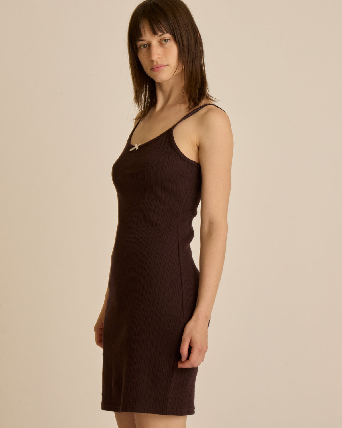 ADELAIDE POINTELLE TANK DRESS