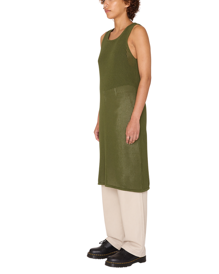 MINERVA OPEN STRIPE DRESS - alternate view