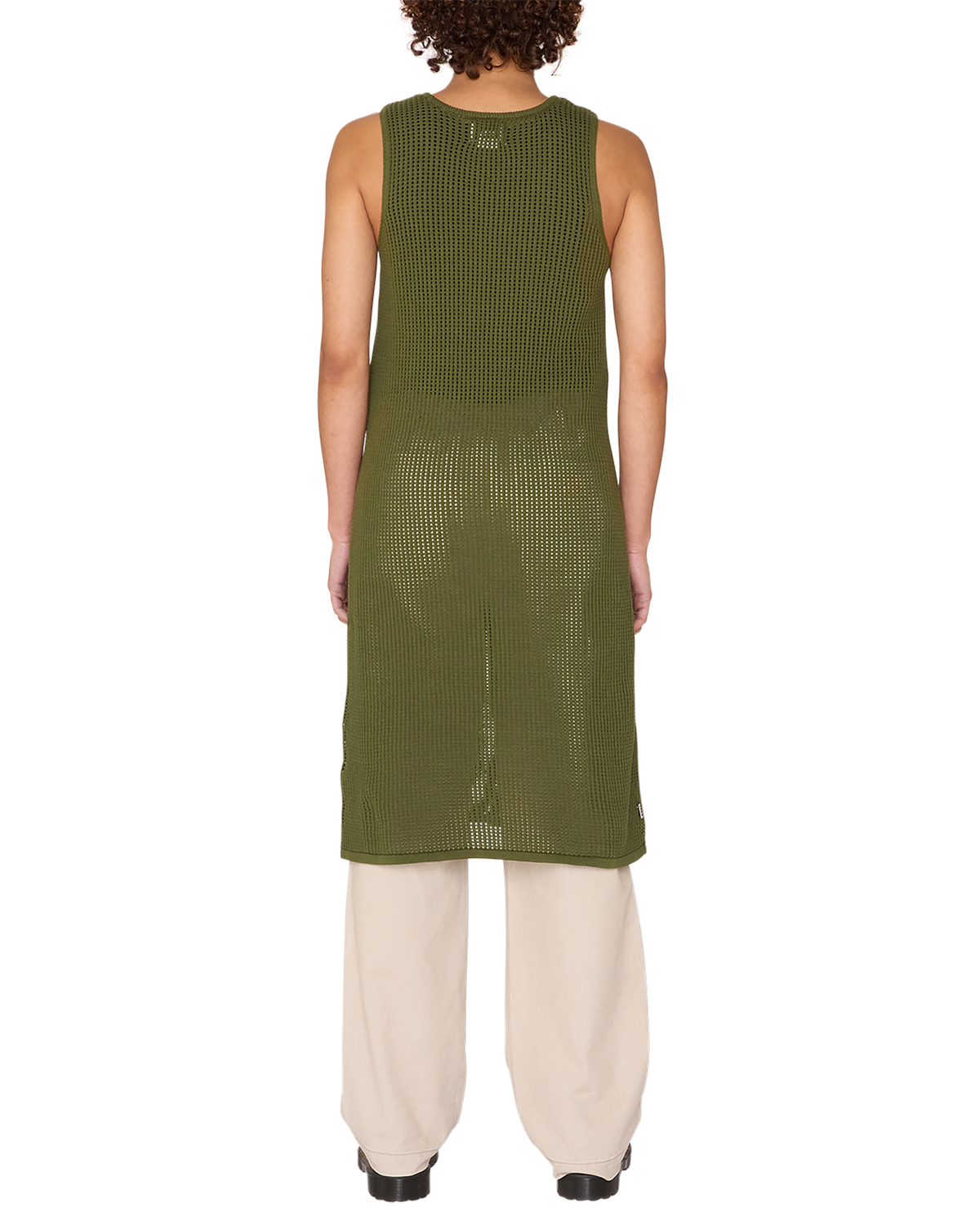 MINERVA OPEN STRIPE DRESS