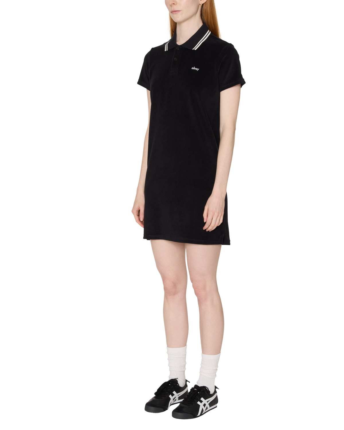 obey-lucia-polo-dress-digital-black