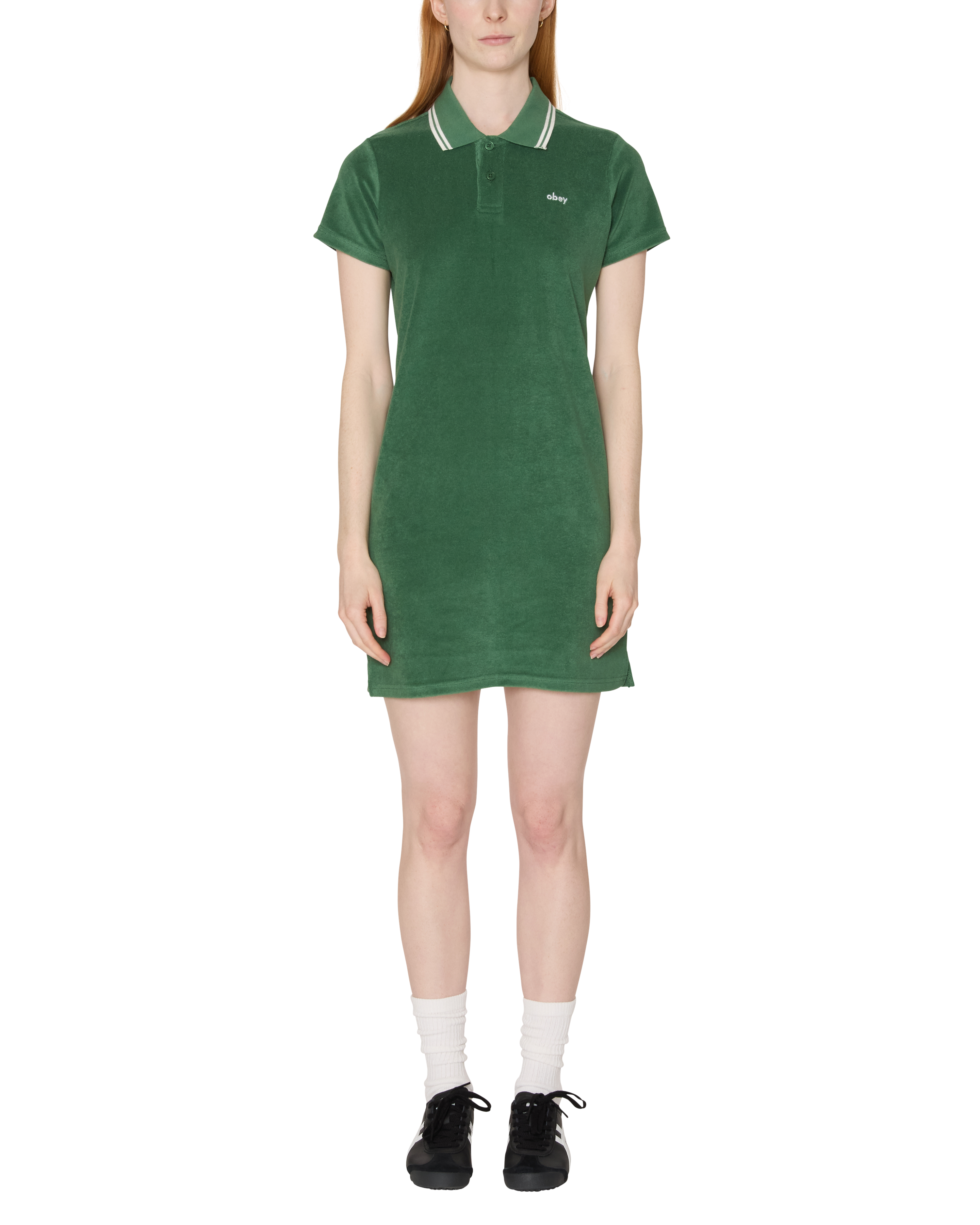 green polo dress LUCIA POLO DRESS GREEN / XSMALL