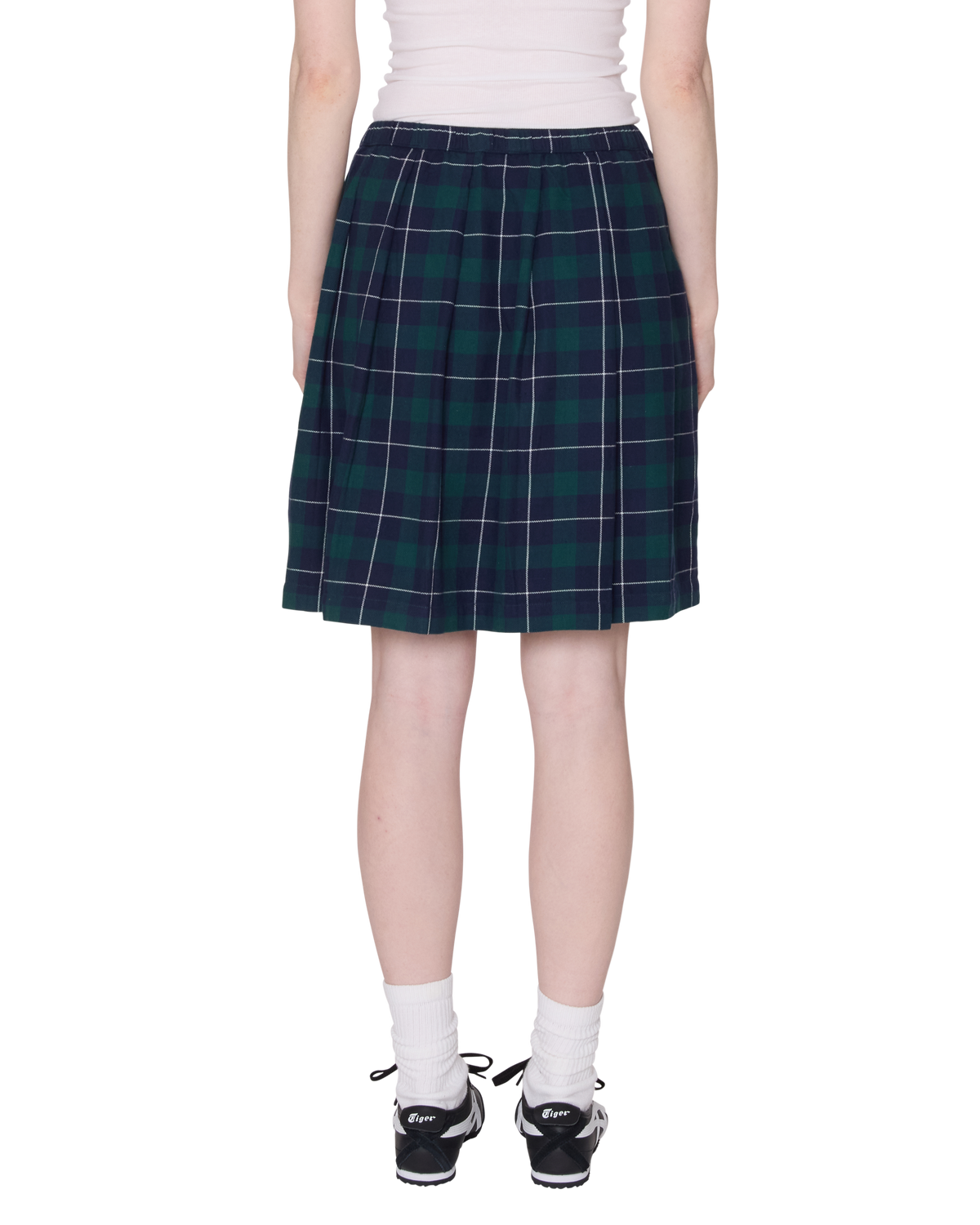 obey-shelly-plaid-pleated-skirt-green-multi