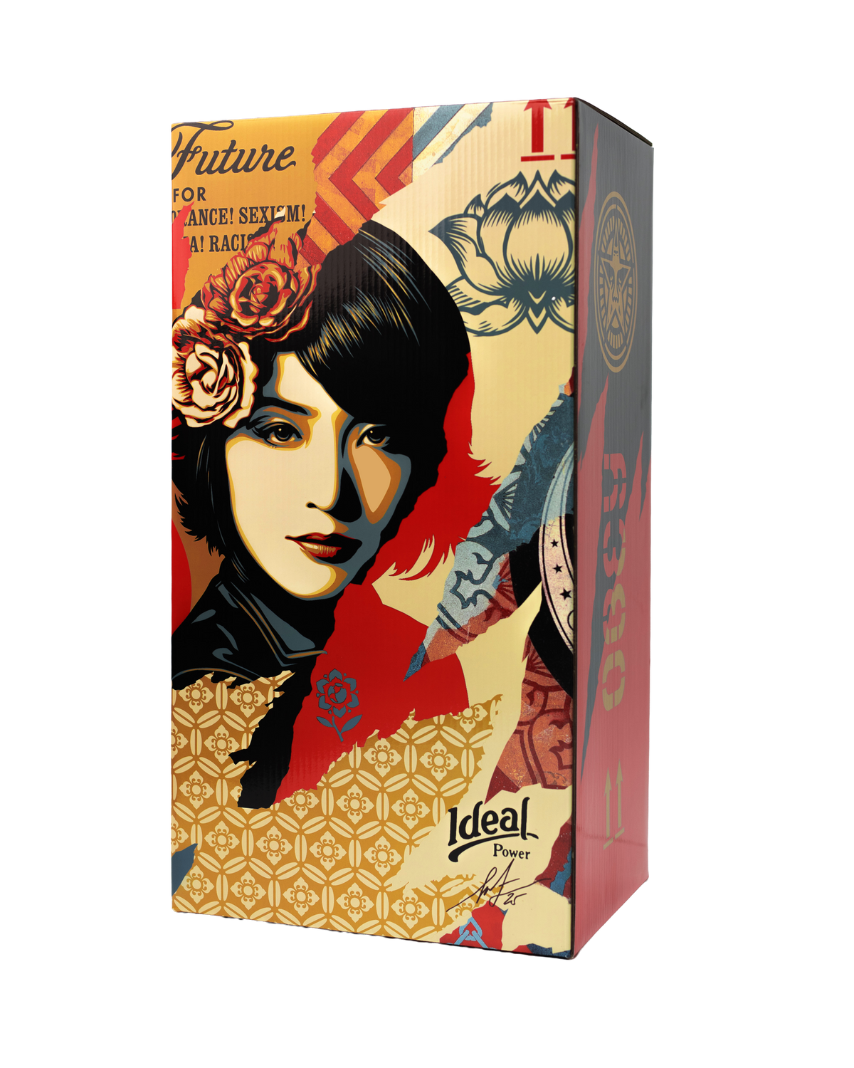 Shepard Fairey collage BEARBRICK 1000%