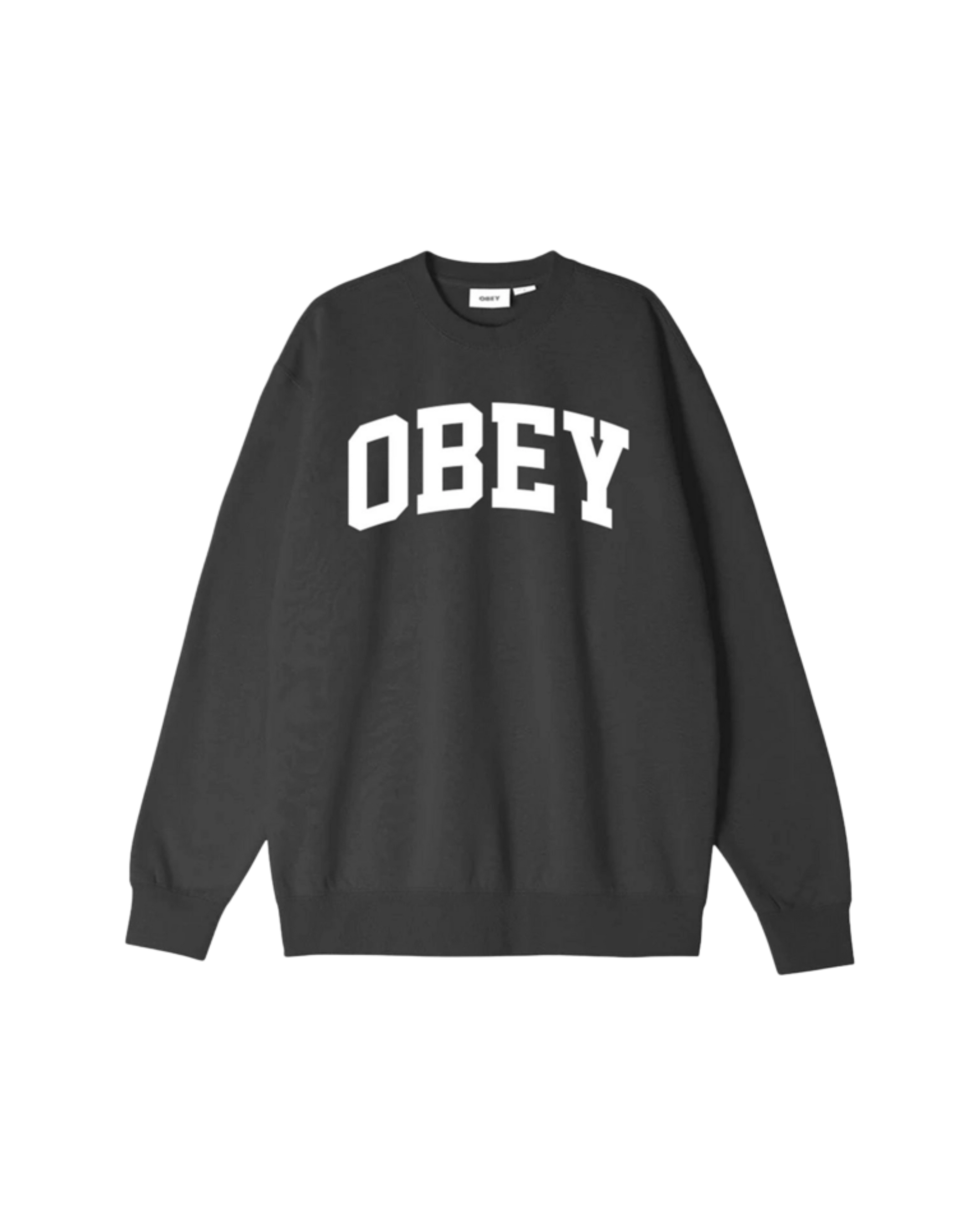 OBEY COLLEGIATE CREWNECK (zoomed)