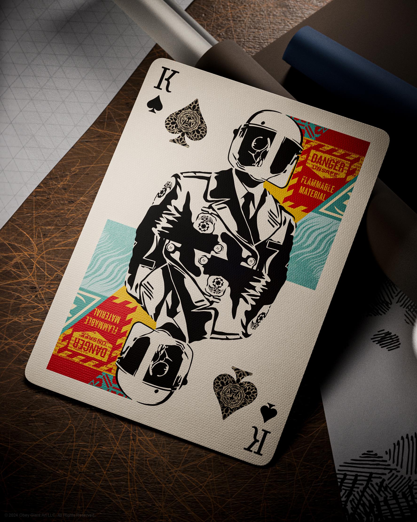 OBEY PLAYING CARDS gold