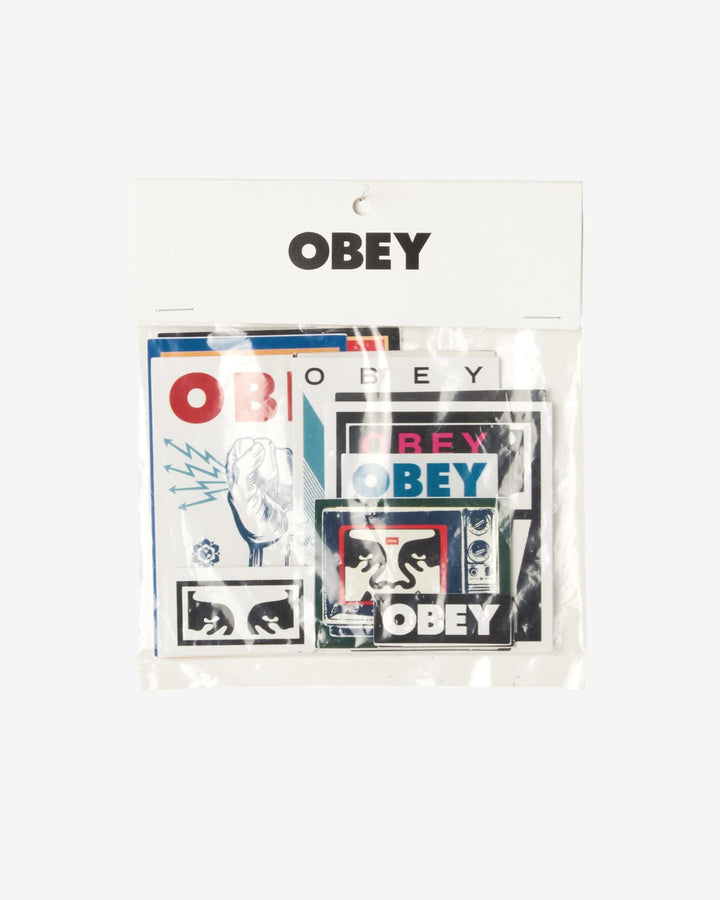 OBEY STICKER PACK ASSORTED