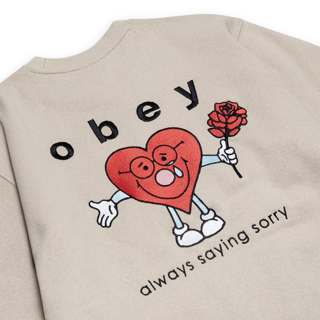 OBEY ALWAYS CREWNECK SILVER GREY | OBEY Clothing