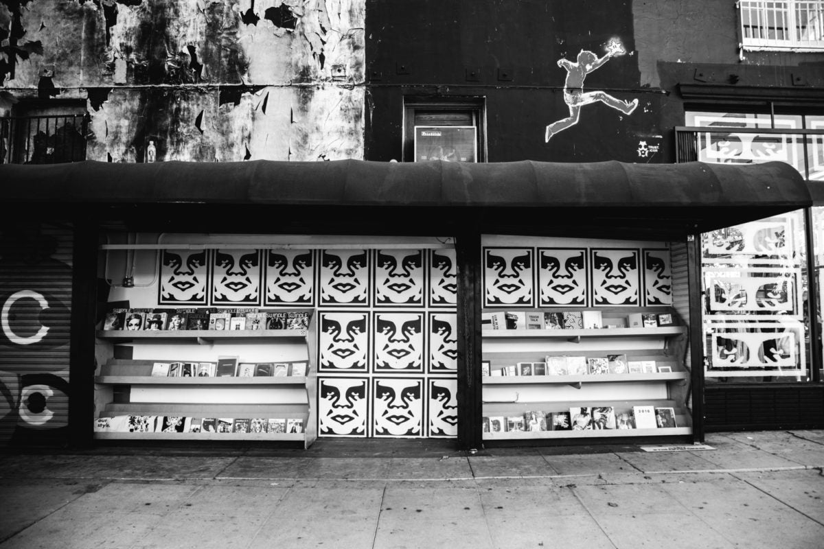 OBEY ZINE NEWSSTAND OPEN ALL AUGUST