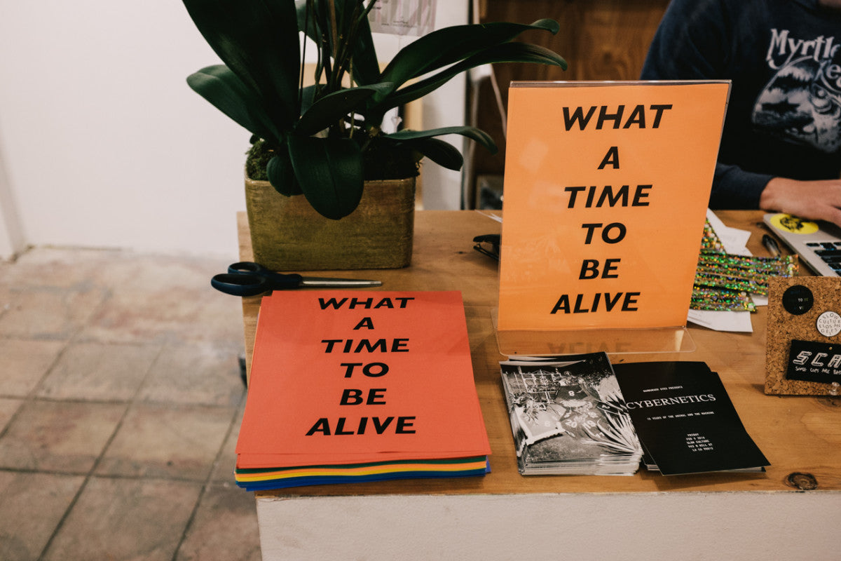 Recap: Slow Culture & Sunday's What a Time to Be Alive Group Show