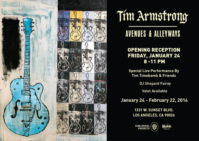 TIM ARMSTRONG: AVENUES & ALLEYWAYS X SUBLIMINAL PROJECTS