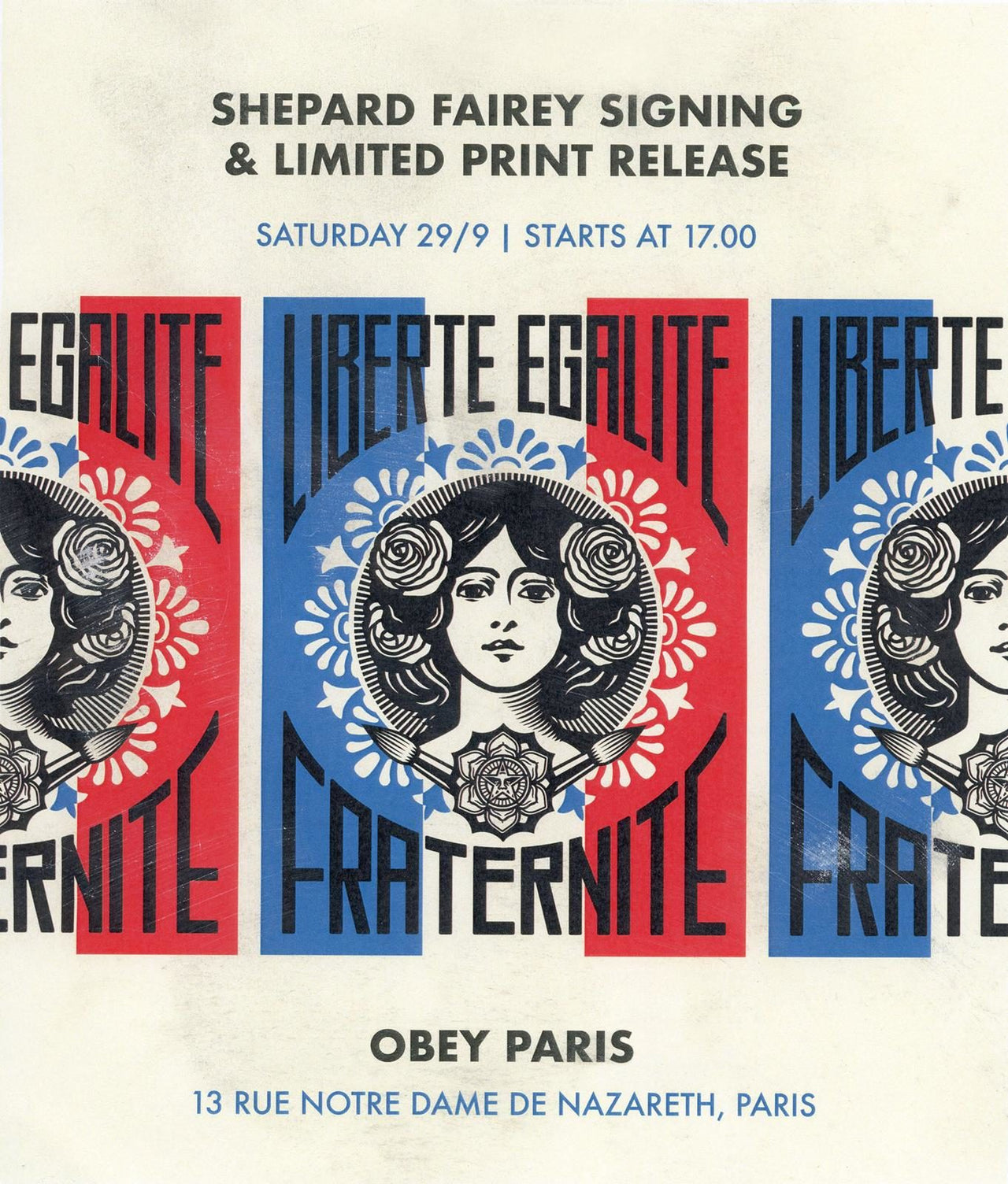 SHEPARD FAIREY SIGNING PRINT RELEASE