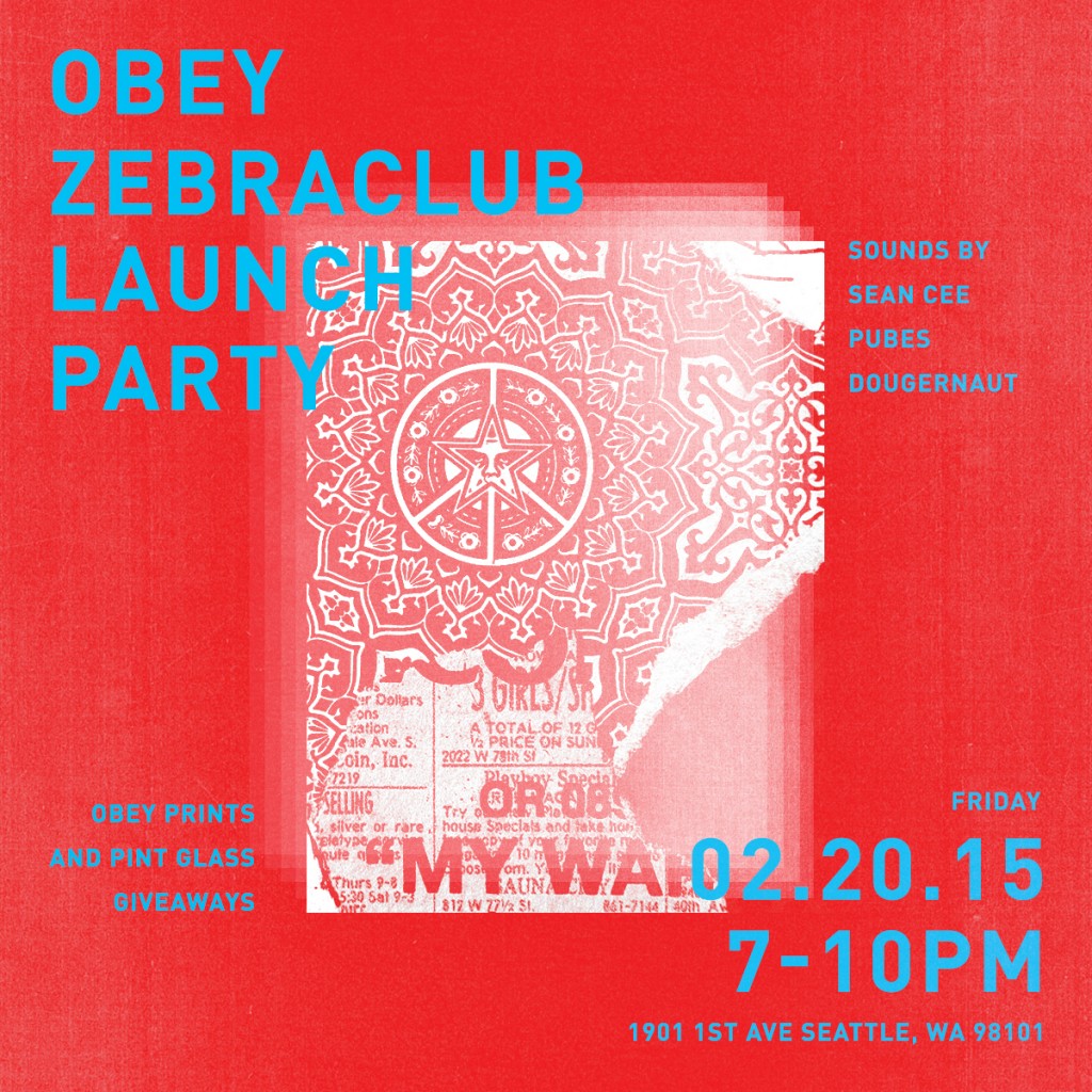 OBEY X ZEBRACLUB LAUNCH PARTY