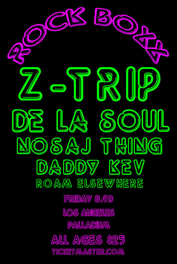 Z-TRIP ROCK BOXX TOUR TIX GIVEAWAY!