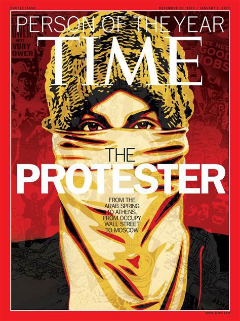 Shepard Fairey Time Cover