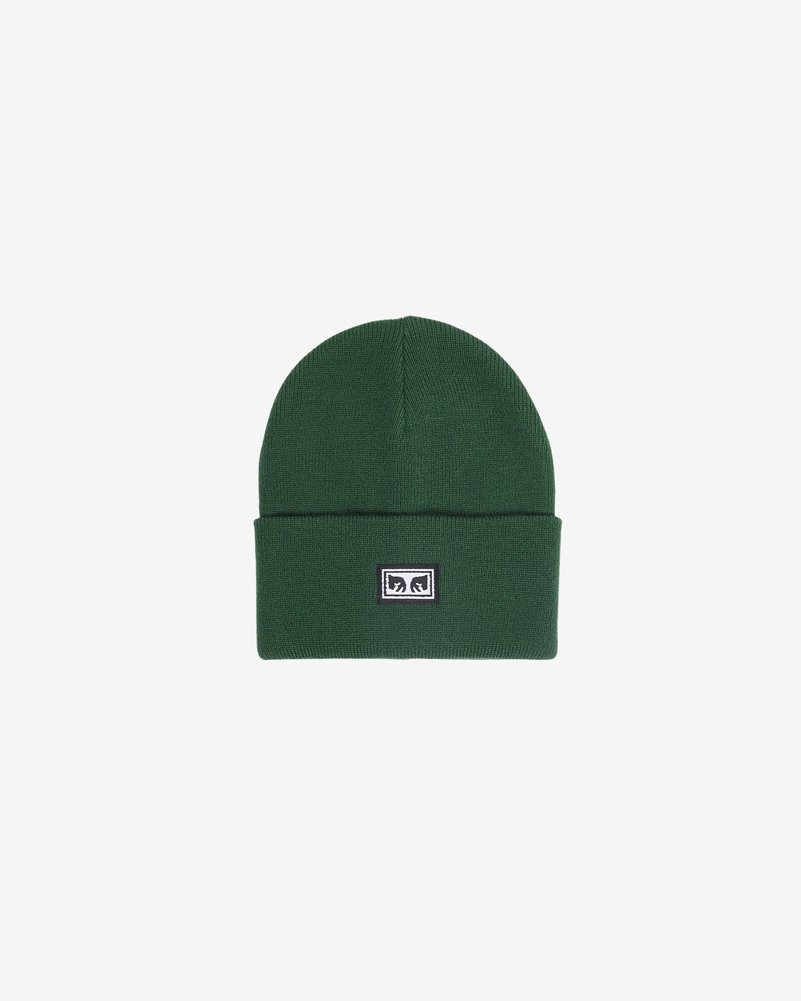 obey icon eyes beanie dark cedar