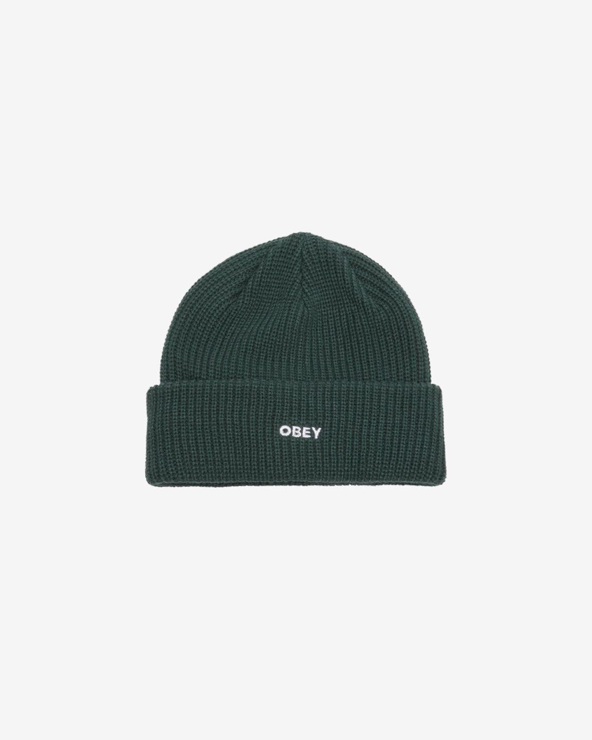 obey future beanie fern green