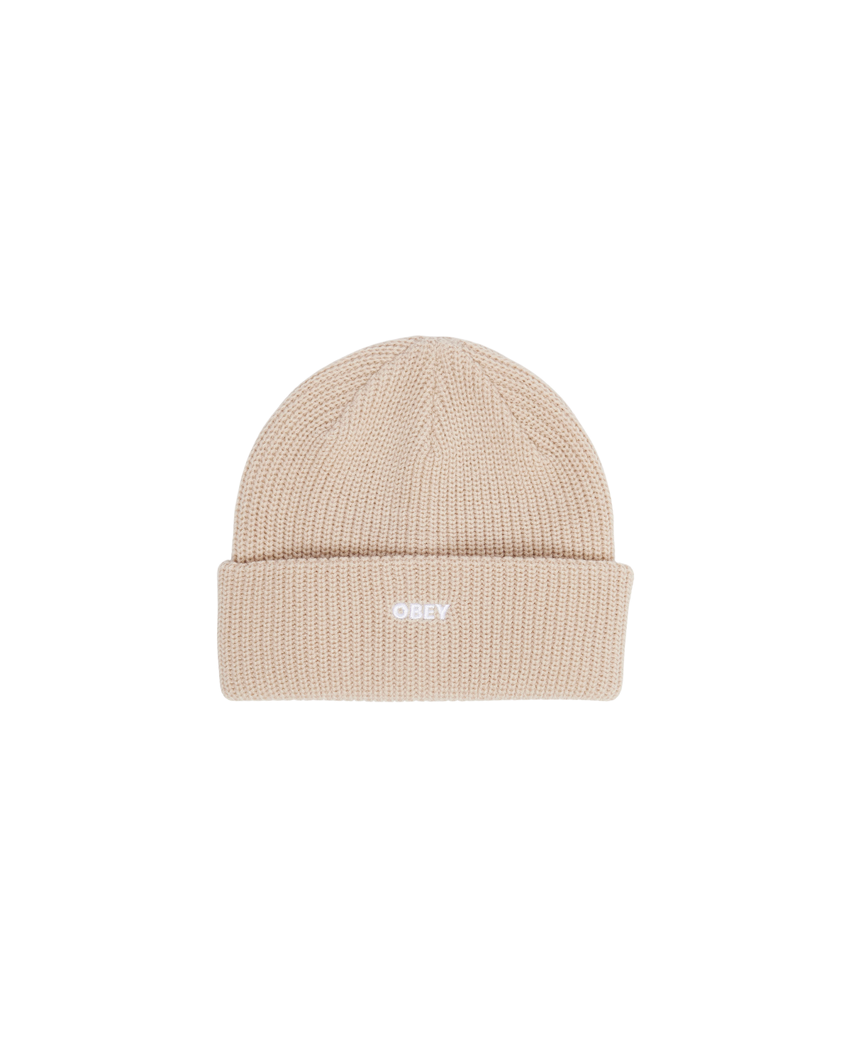 obey future beanie silver grey