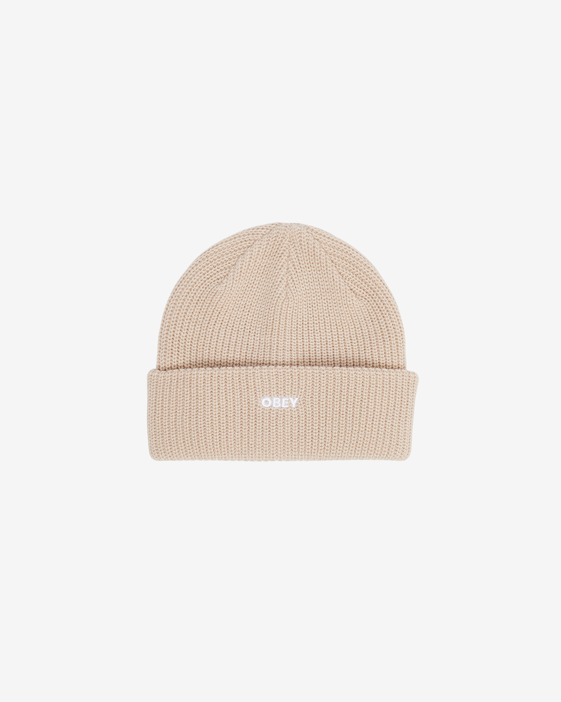 OBEY FUTURE BEANIE SILVER GREY (zoomed)