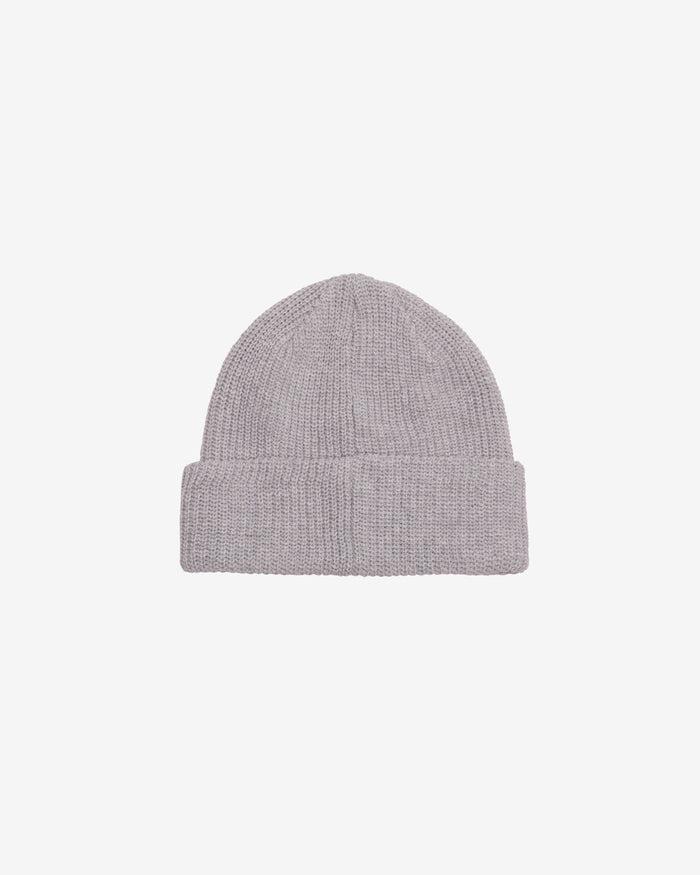 obey bold organic beanie ultimate grey