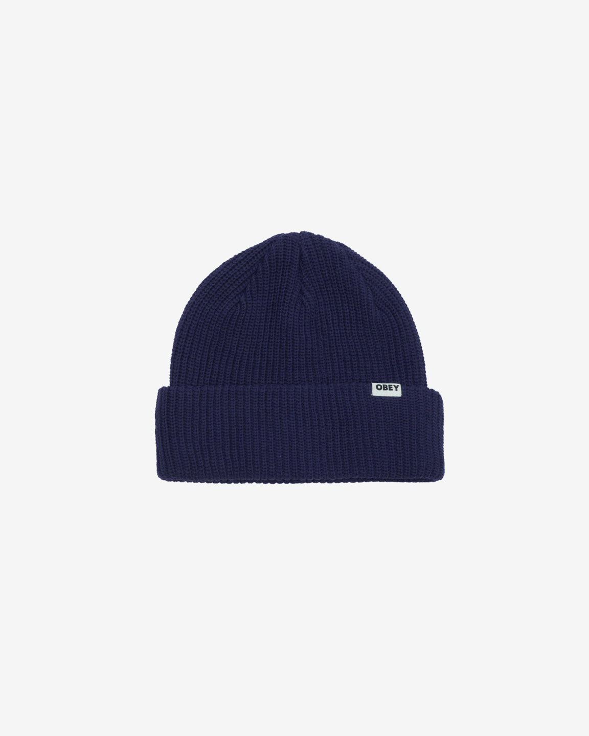 obey bold organic beanie academy navy