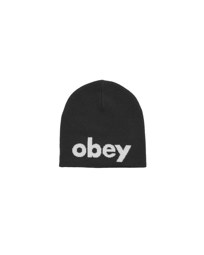 obey lowercase beanie black