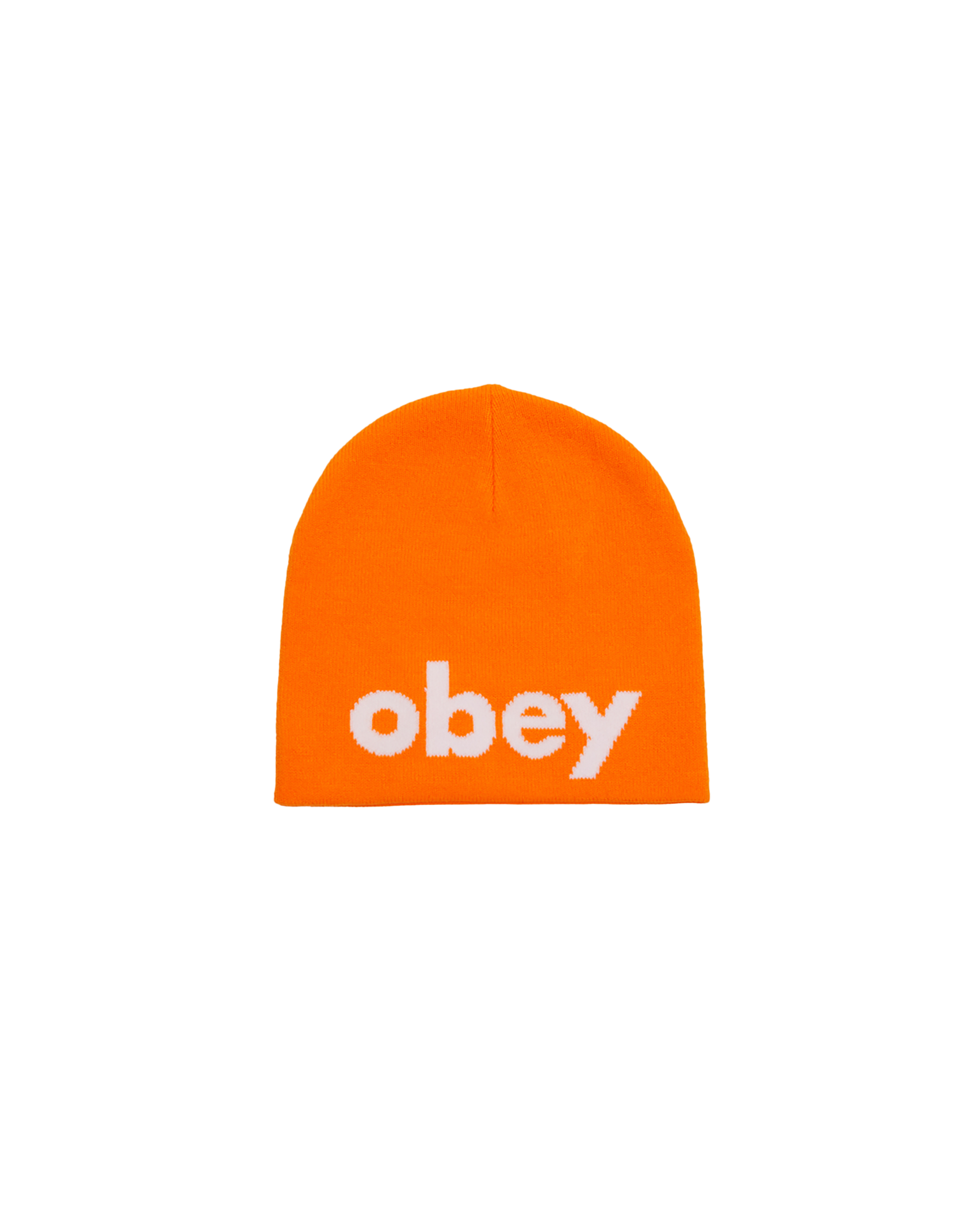 obey lowercase beanie bright marigold